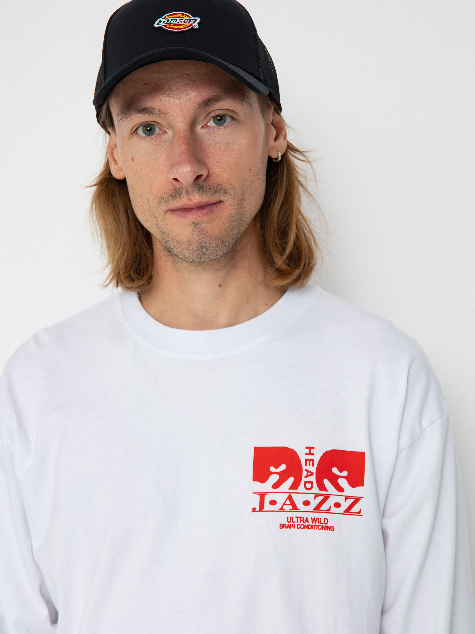 OBEY Jazz Head Hosszú ujjú felső (white)