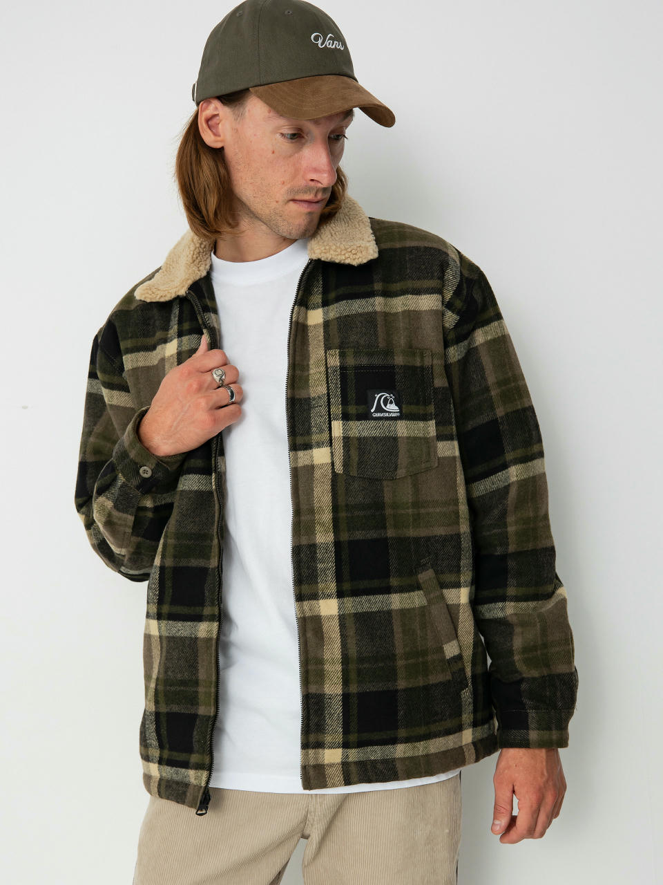 Quiksilver Dna Sherpa Harrington Dzseki (canteen dna surf harrington)