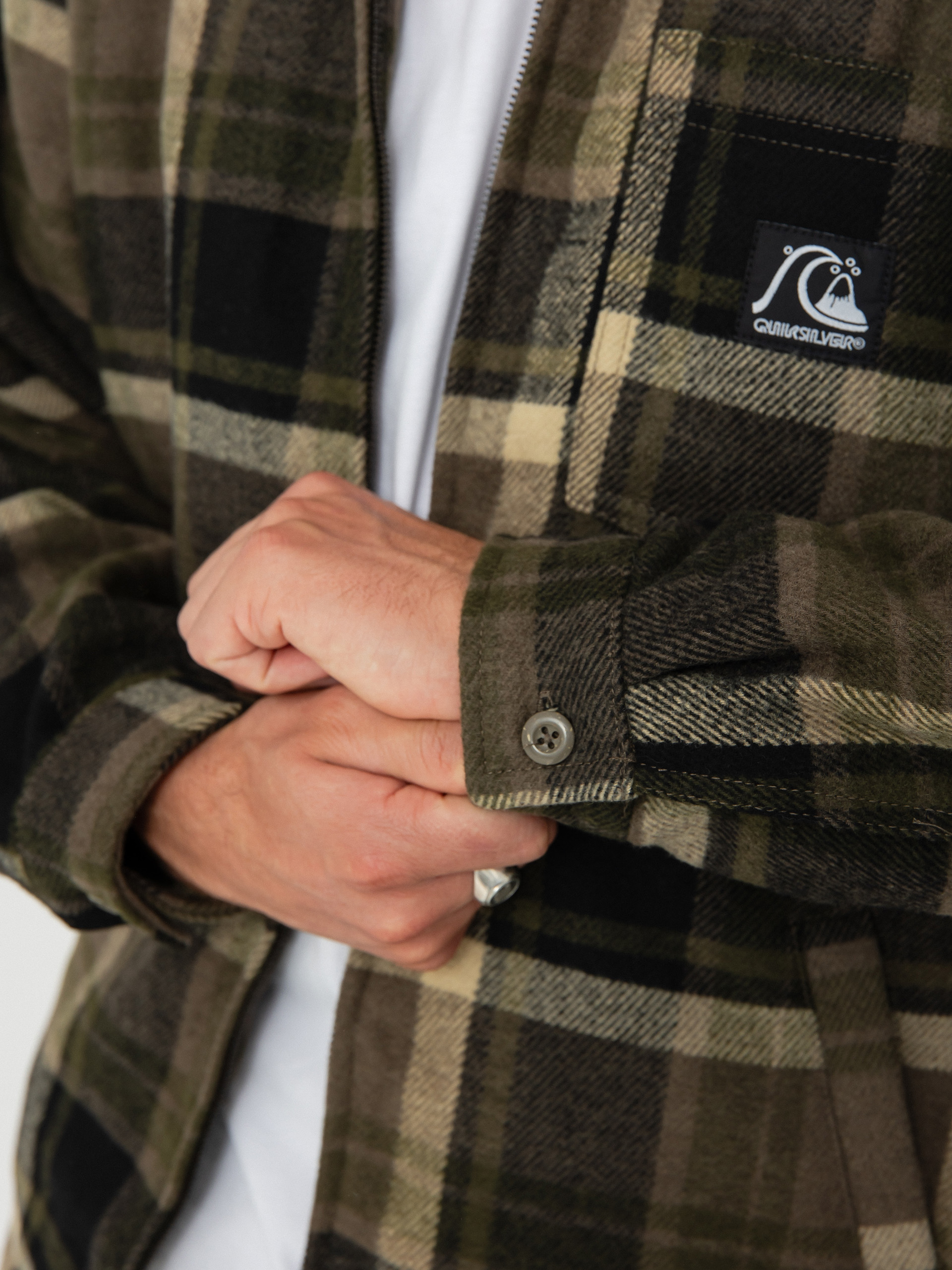 Quiksilver Dna Sherpa Harrington Dzseki (canteen dna surf harrington)