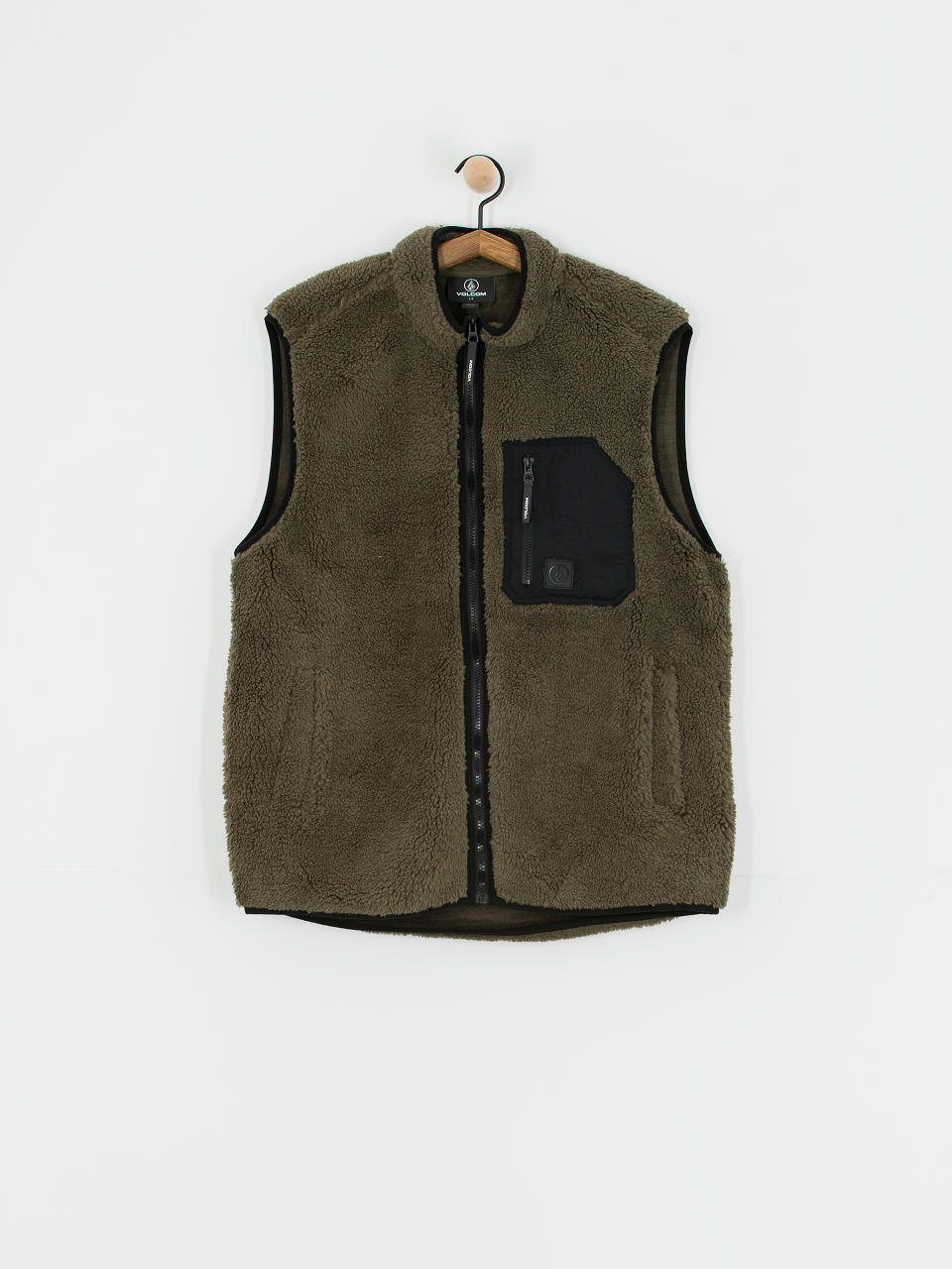 Volcom Muzzer Fuzzar Vest Mellény (wintermoss)