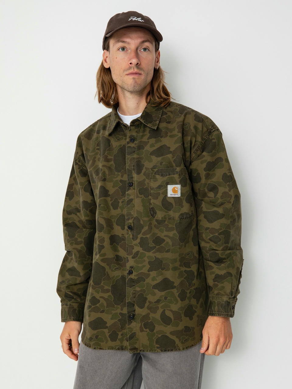 Ing Carhartt WIP Duck (camo duck/green/office green)