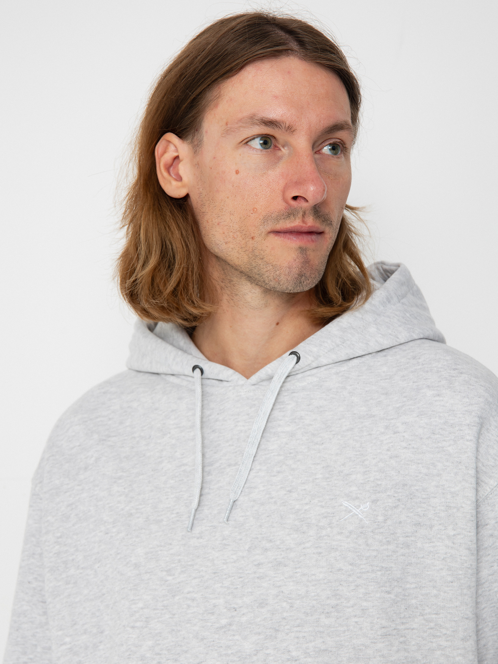 Iriedaily Mini Flag 2 HD Kapucnis pulóver (ash heather)