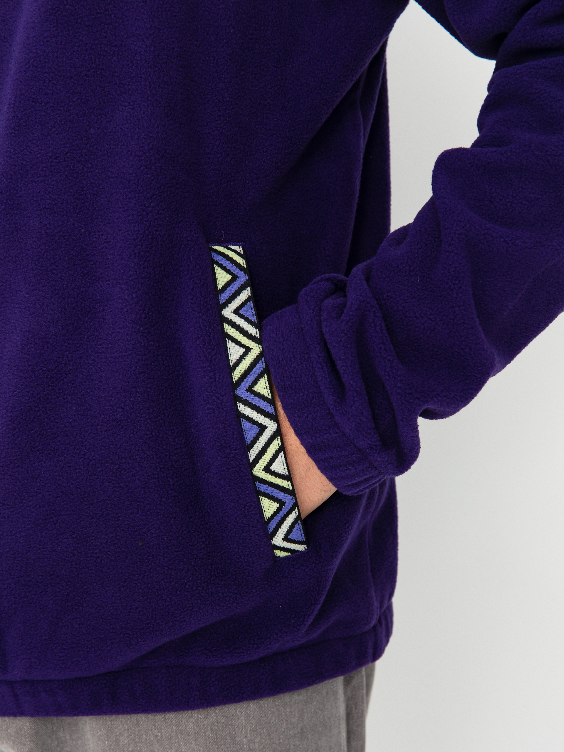 Férfi Polár pulóver Iriedaily Monte Noe (cool jungle)