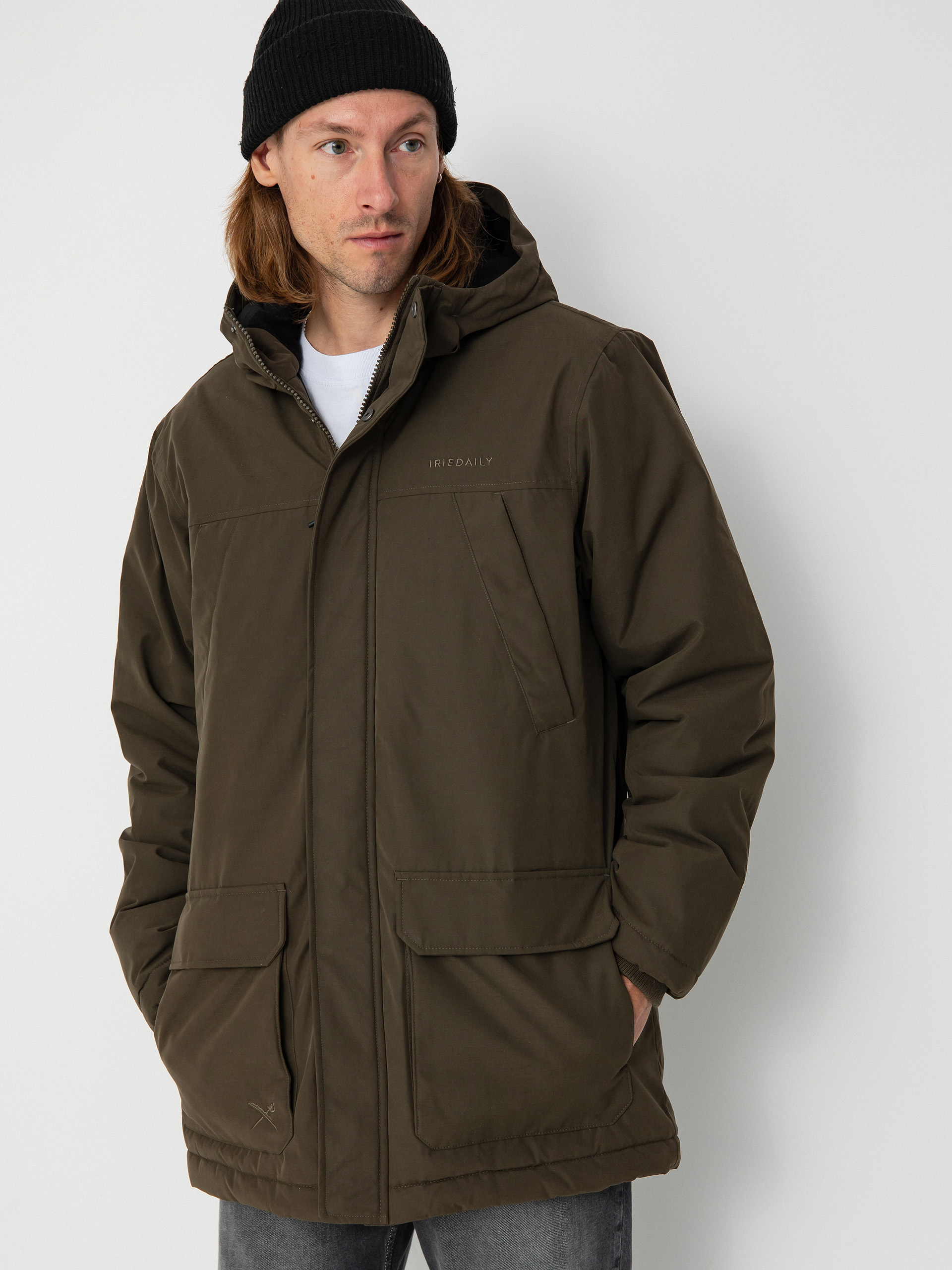 Iriedaily Nilas Parka Dzseki (d olive)