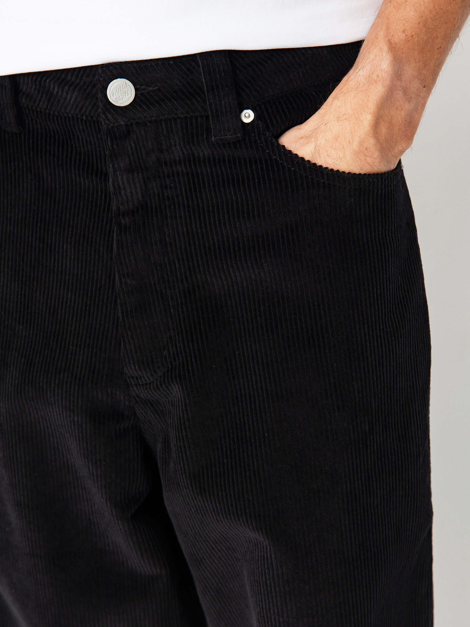 Santa Cruz Big Pants Kisnadrág (black cord)