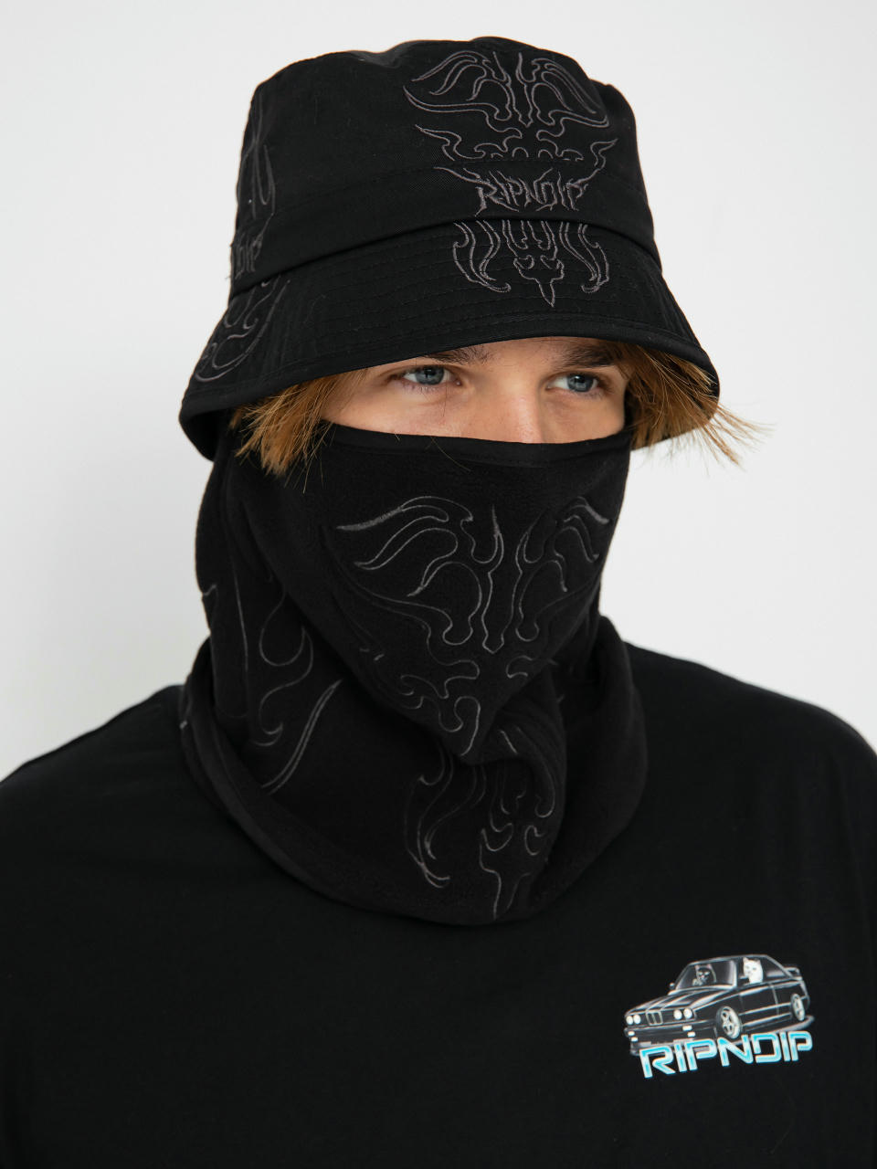 Kalap RipNDip Volt Face Mask Bucket Hat (black)