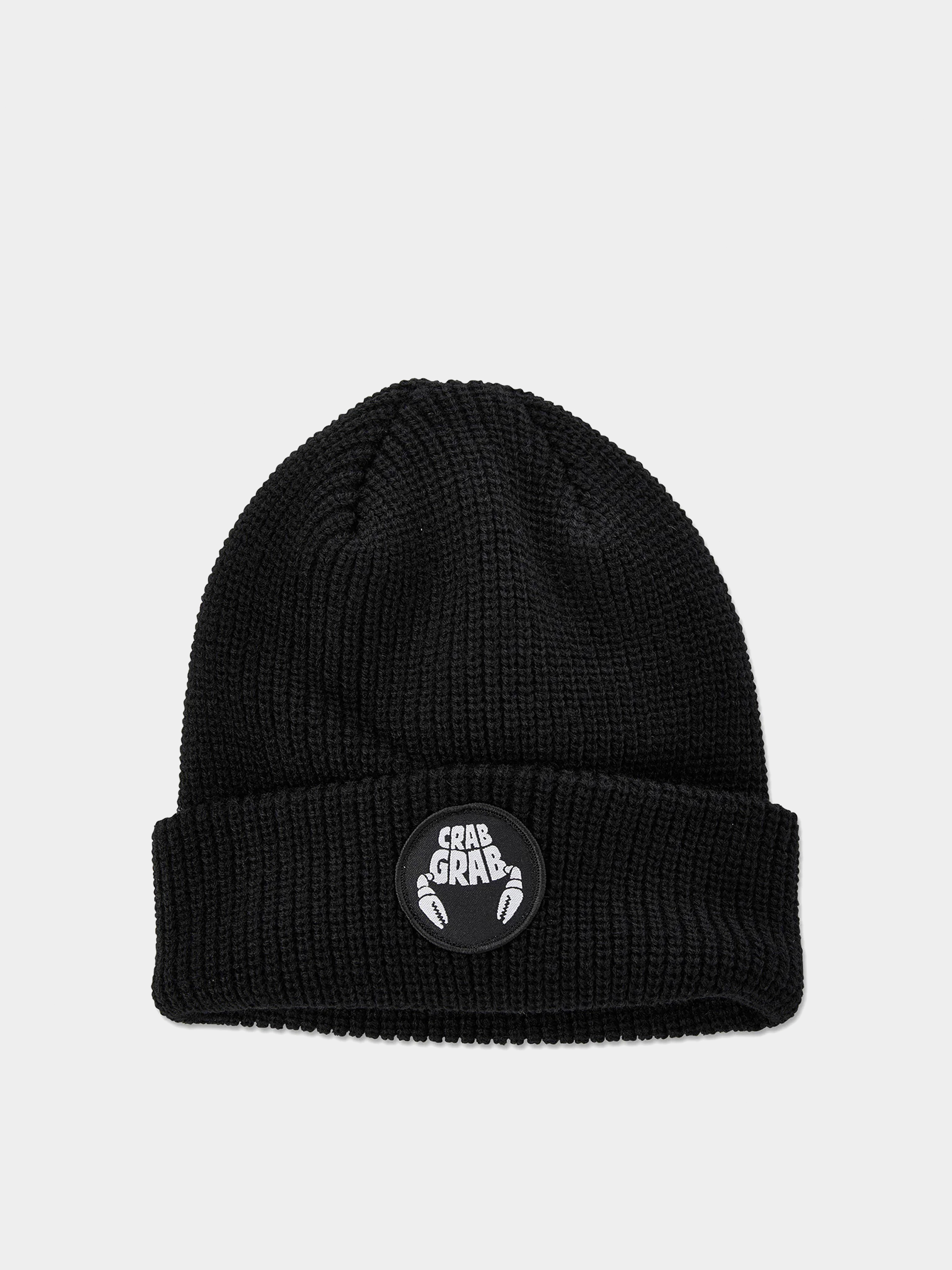 Sapka Crab Grab Circle Patch Beanie (black)