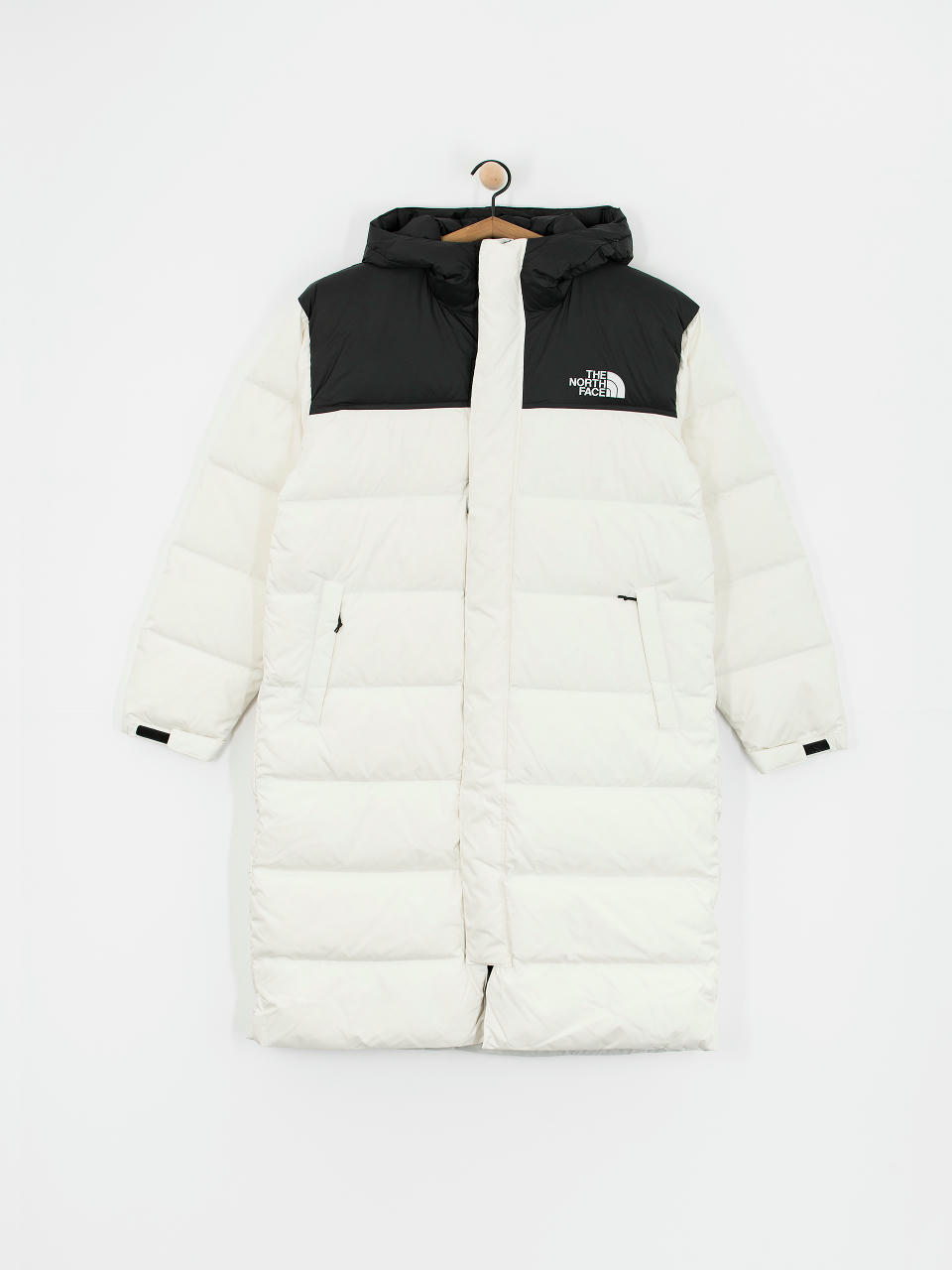 Dzseki The North Face Nuptse Parka (white dune/tnf black)