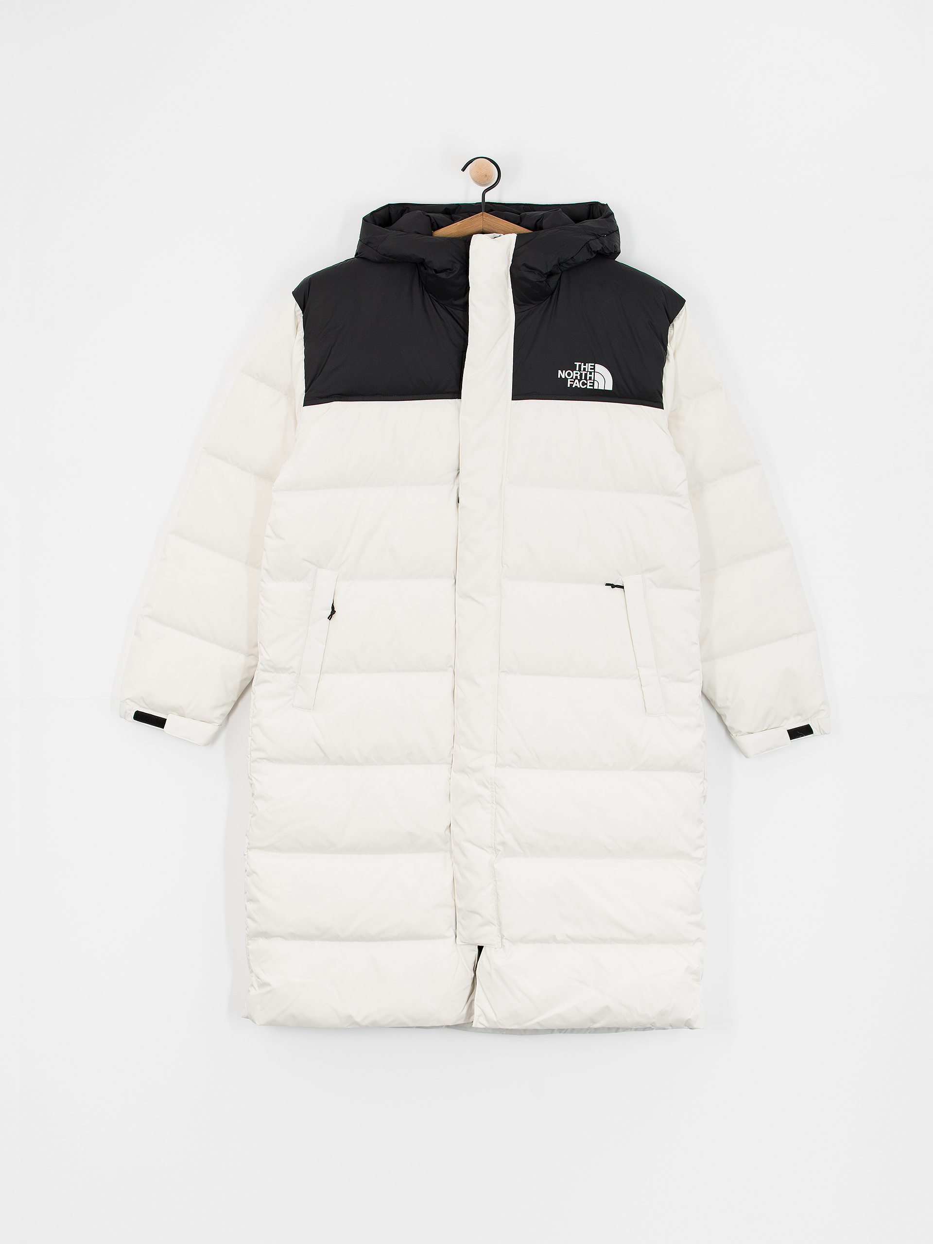 Dzseki The North Face Nuptse Parka (white dune/tnf black)