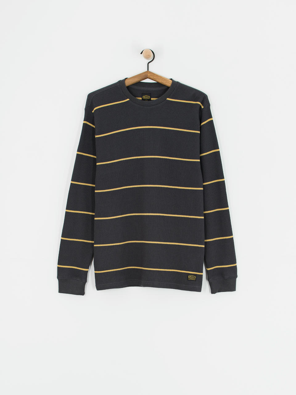 RVCA Day Shift Thermal Stripe Hosszú ujjú felső (garage blue)