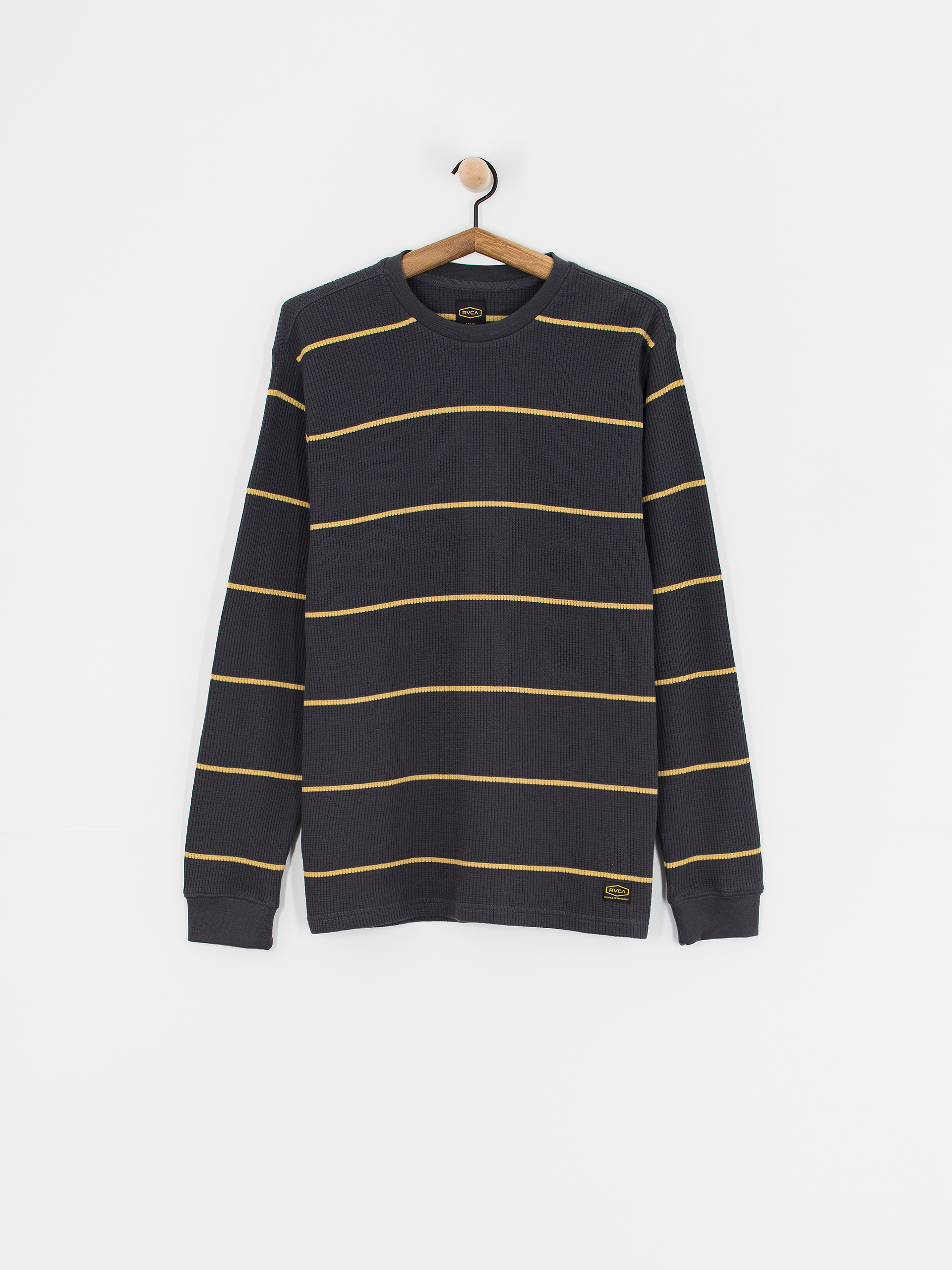 RVCA Day Shift Thermal Stripe Hosszú ujjú felső (garage blue)