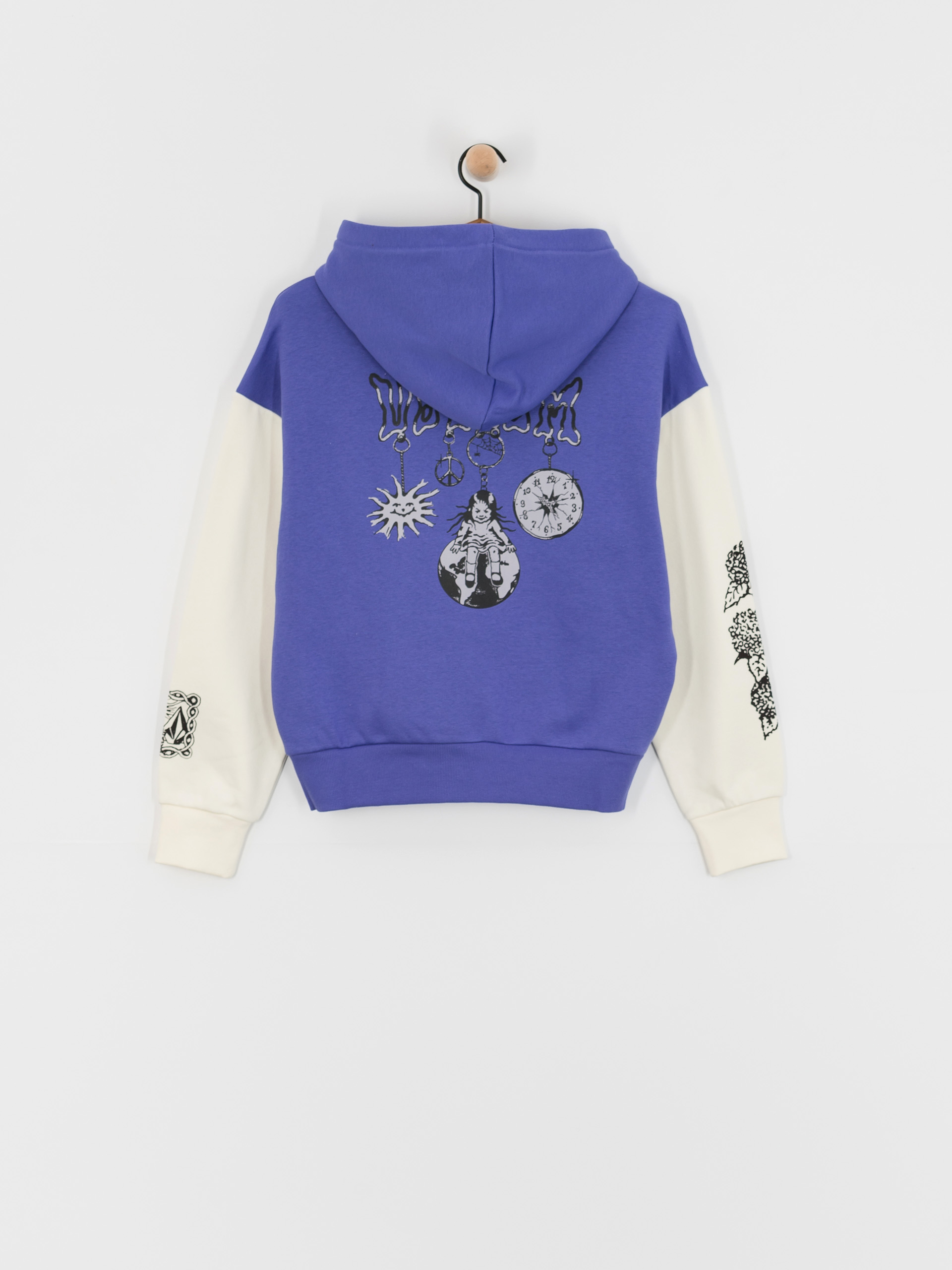 Volcom Fa Keutchi HD Wmn Kapucnis pulóver (ballpoint blue)