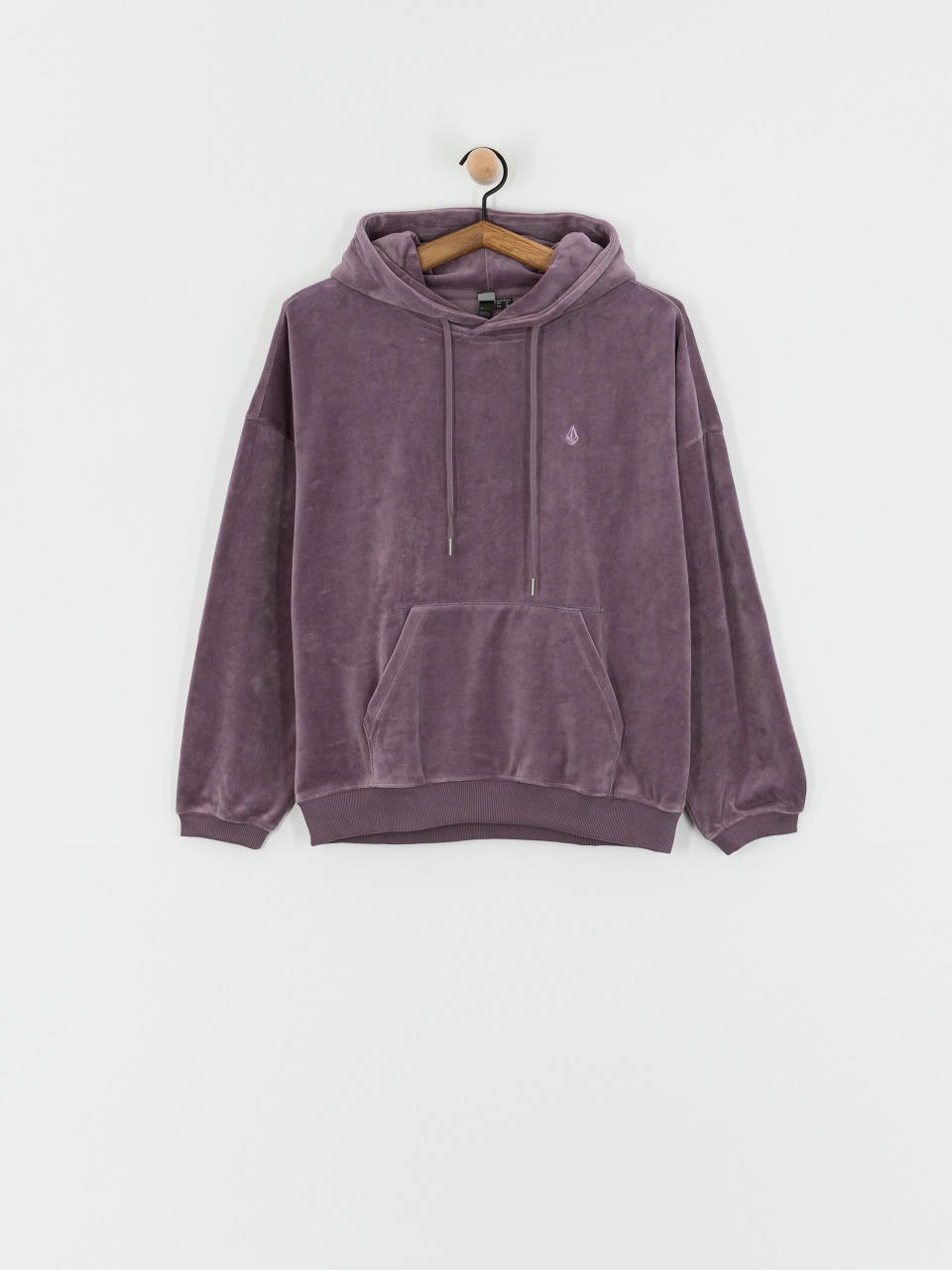 Volcom Stone Heart Up Velvet HD Wmn Kapucnis pulóver (vintage violet)