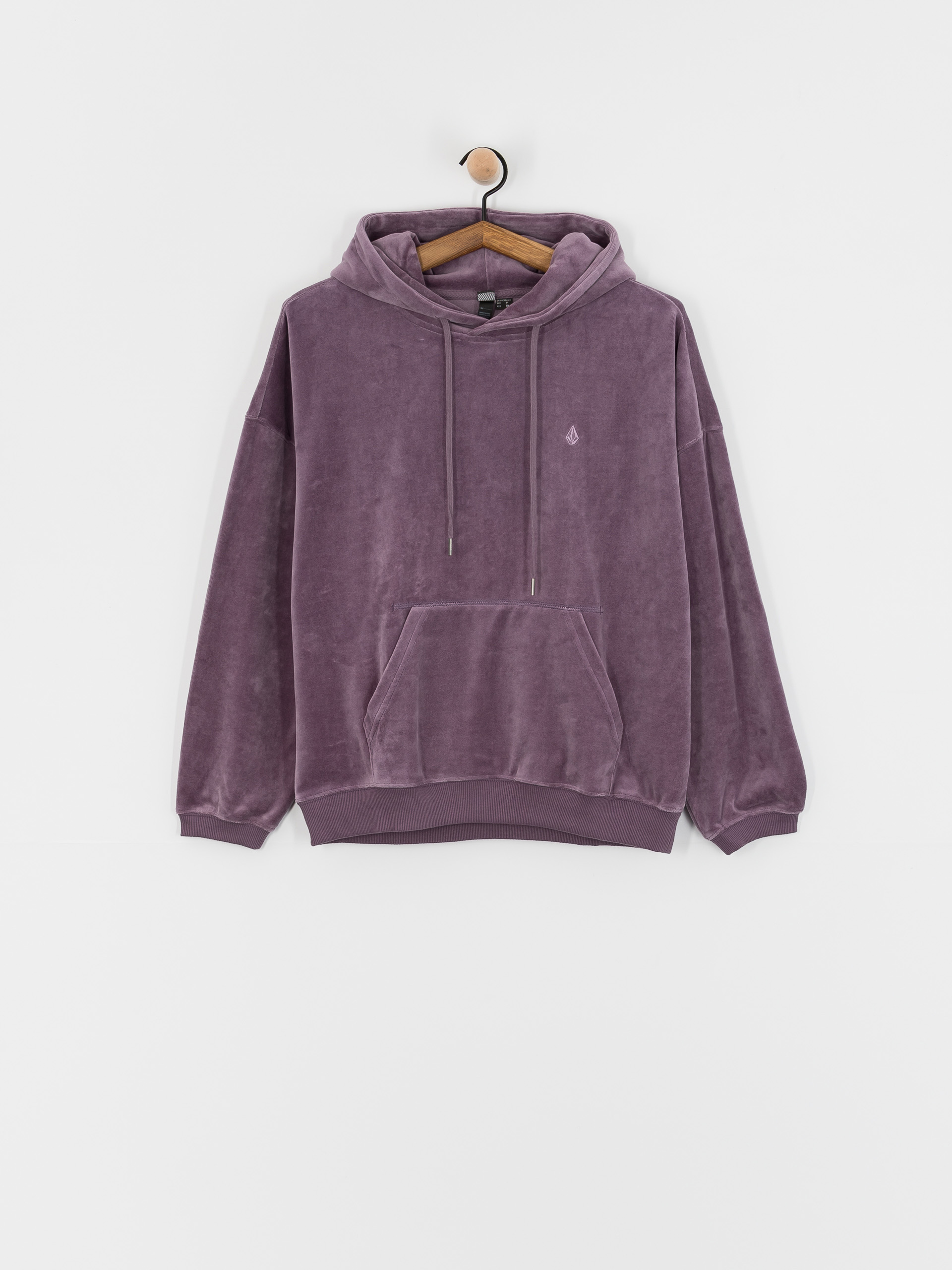 Volcom Stone Heart Up Velvet HD Wmn Kapucnis pulóver (vintage violet)