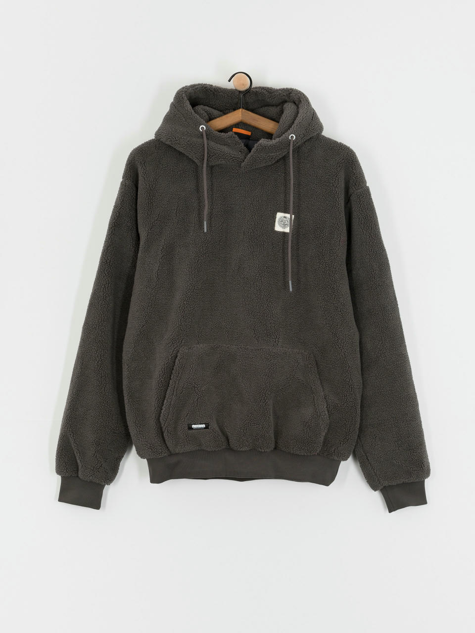 MassDnm Patch Teddy Hoody Dzseki (grey)