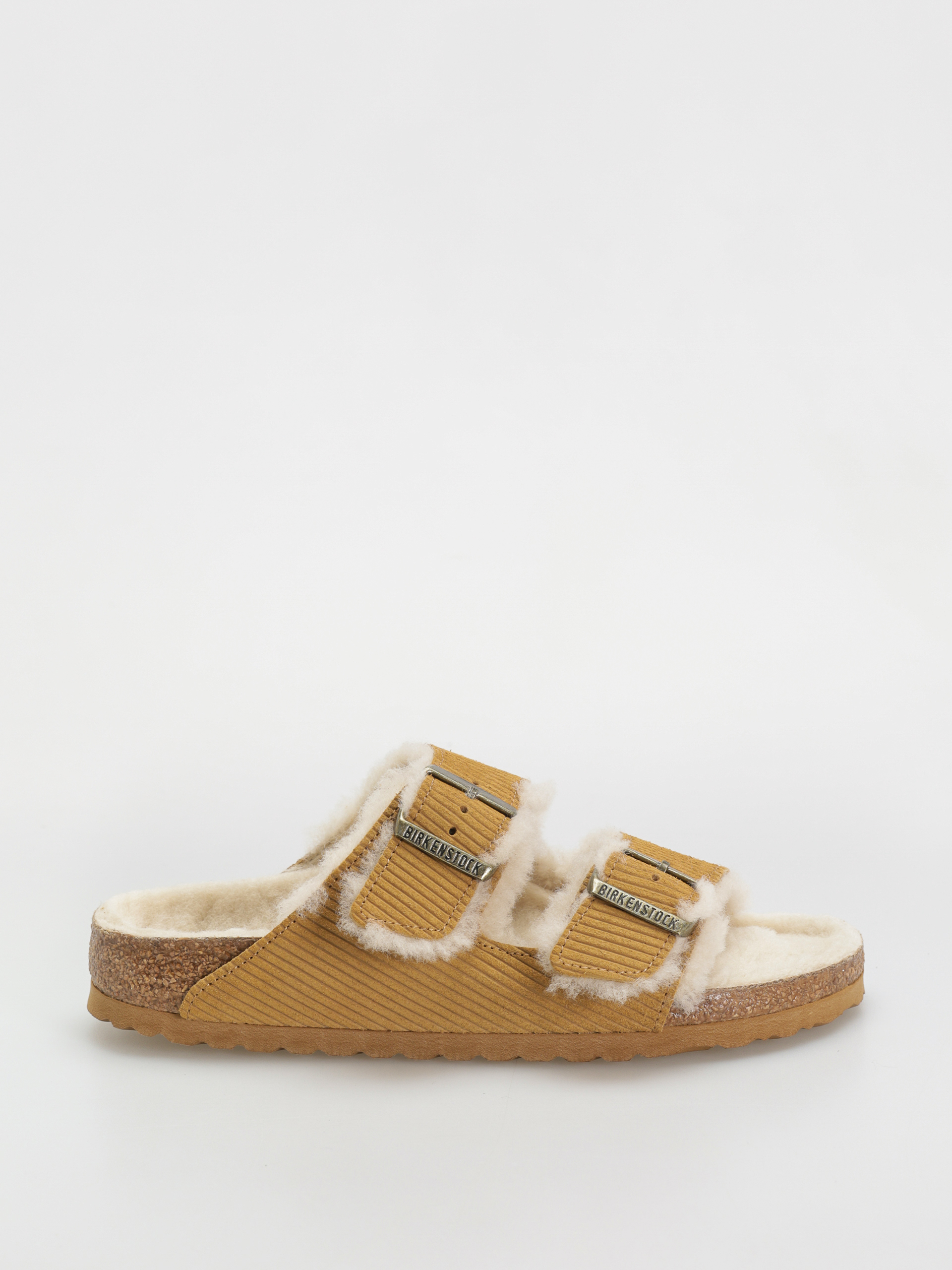 Birkenstock Arizona Fell Suede Leather Fur Narrow Wmn Flip-flop papucsok