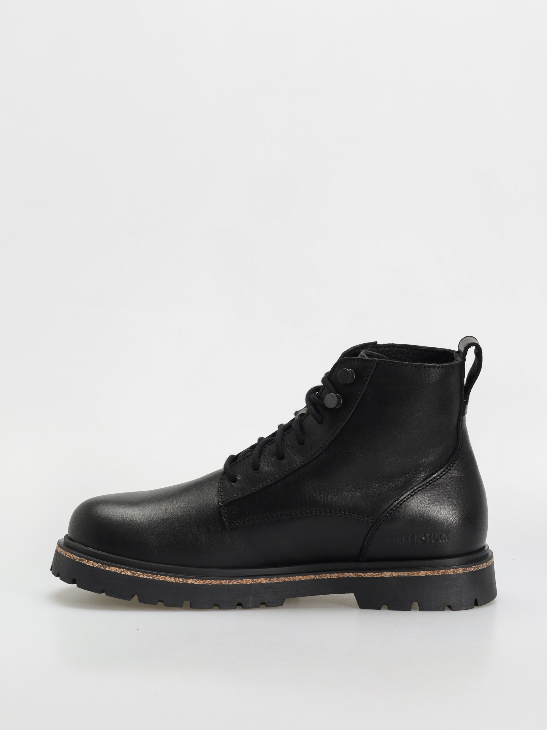 Birkenstock Highwood Lace Mid Natural Leather Regular Cipők (black)