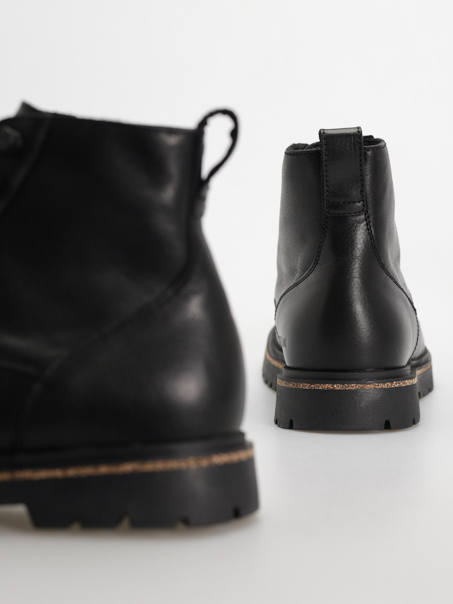 Birkenstock Highwood Lace Mid Natural Leather Regular Cipők (black)