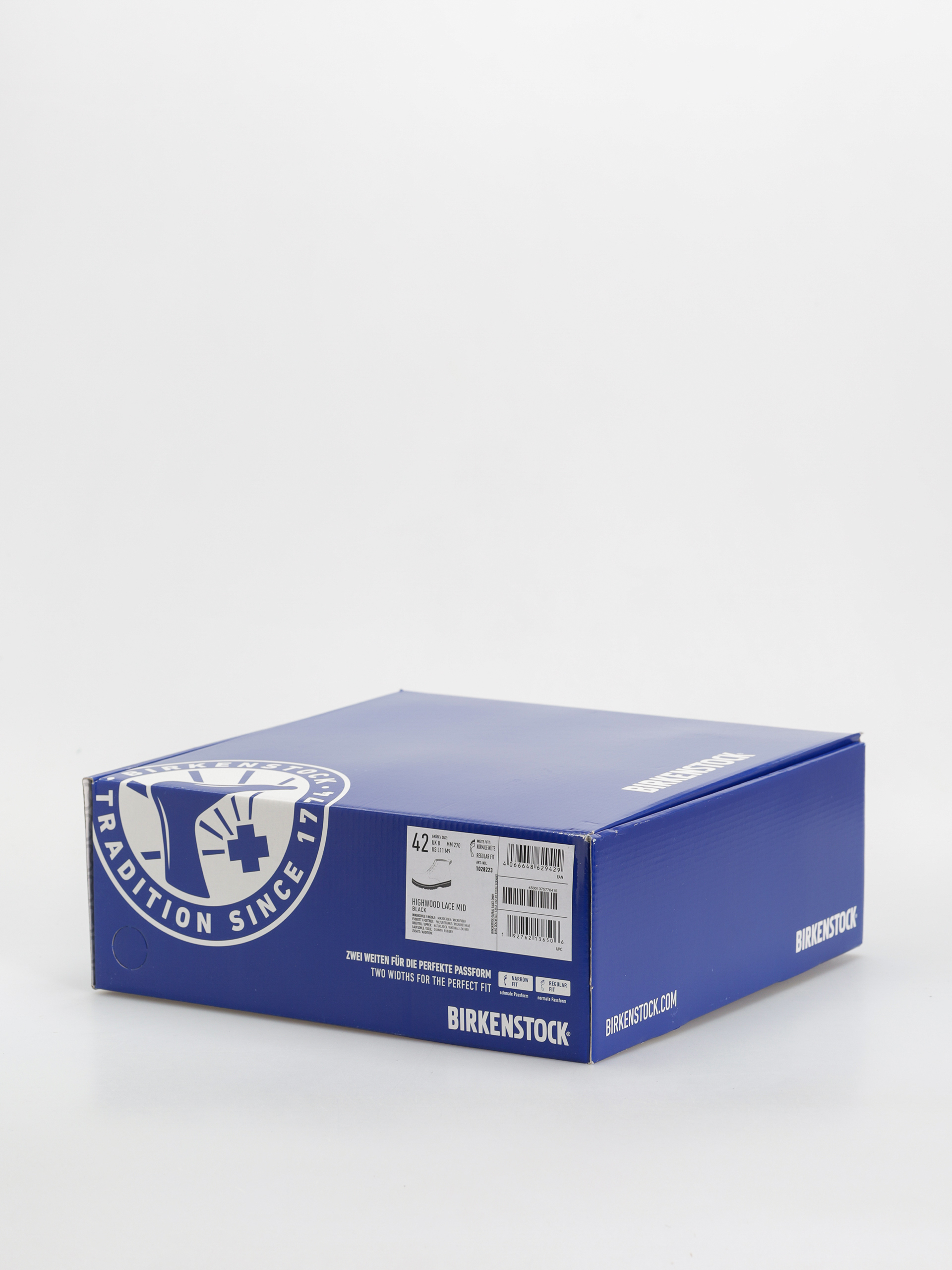 Birkenstock Highwood Lace Mid Natural Leather Regular Cipők (black)