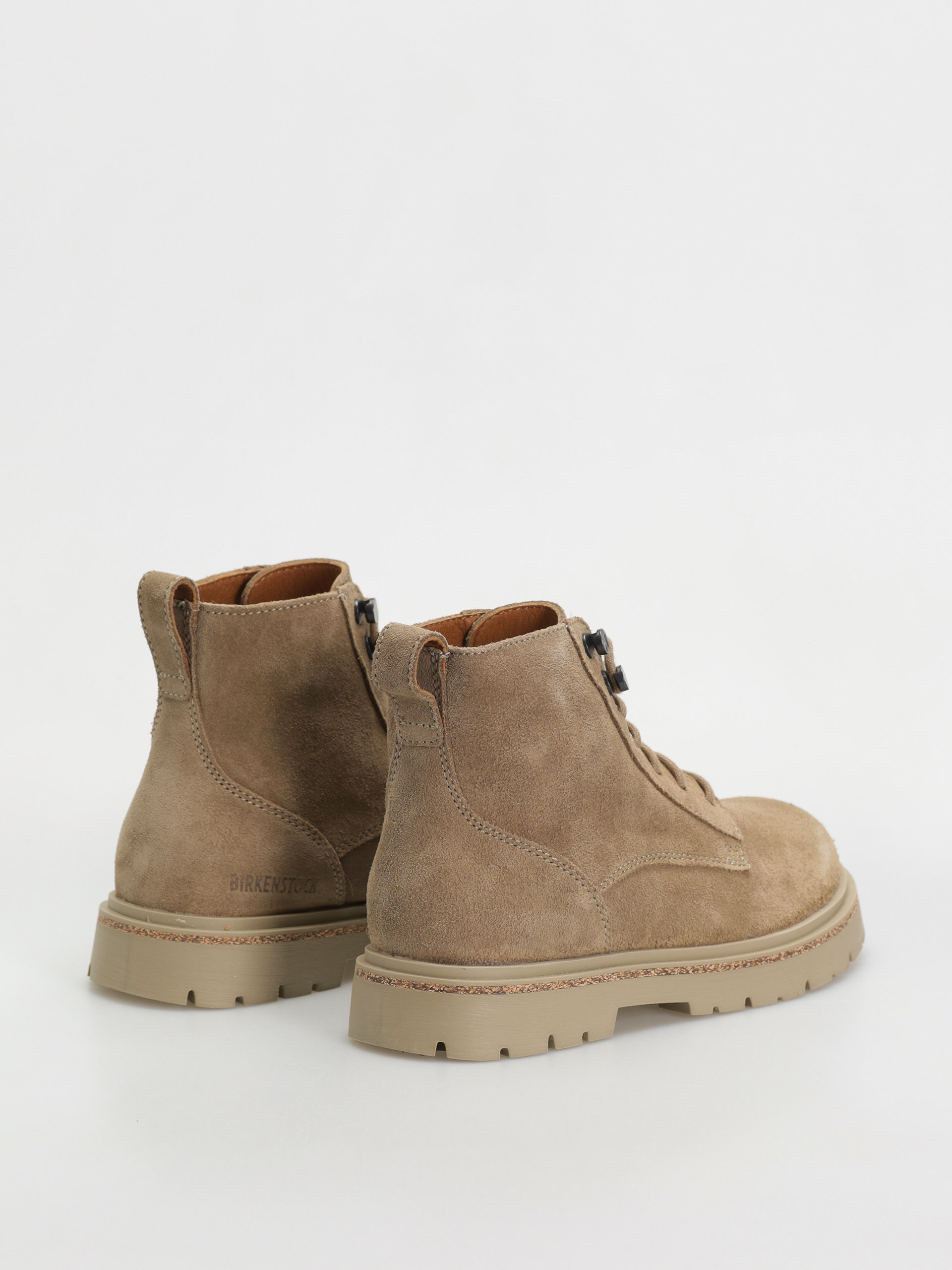 Birkenstock Highwood Lace Mid Suede Leather Narrow Wmn Cipők (taupe)