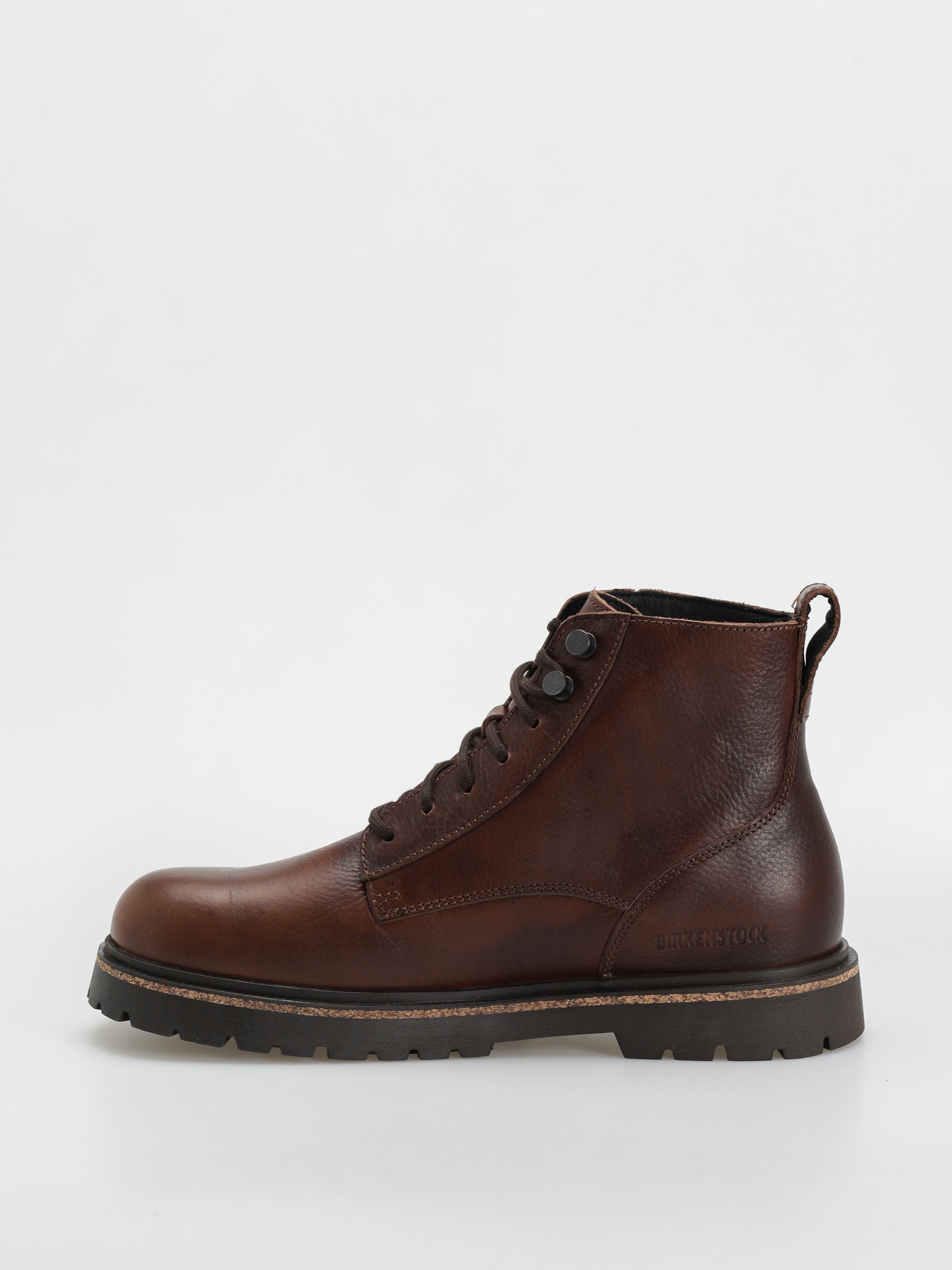 Birkenstock Highwood Lace Mid Natural Leather Regular Cipők (chocolate)