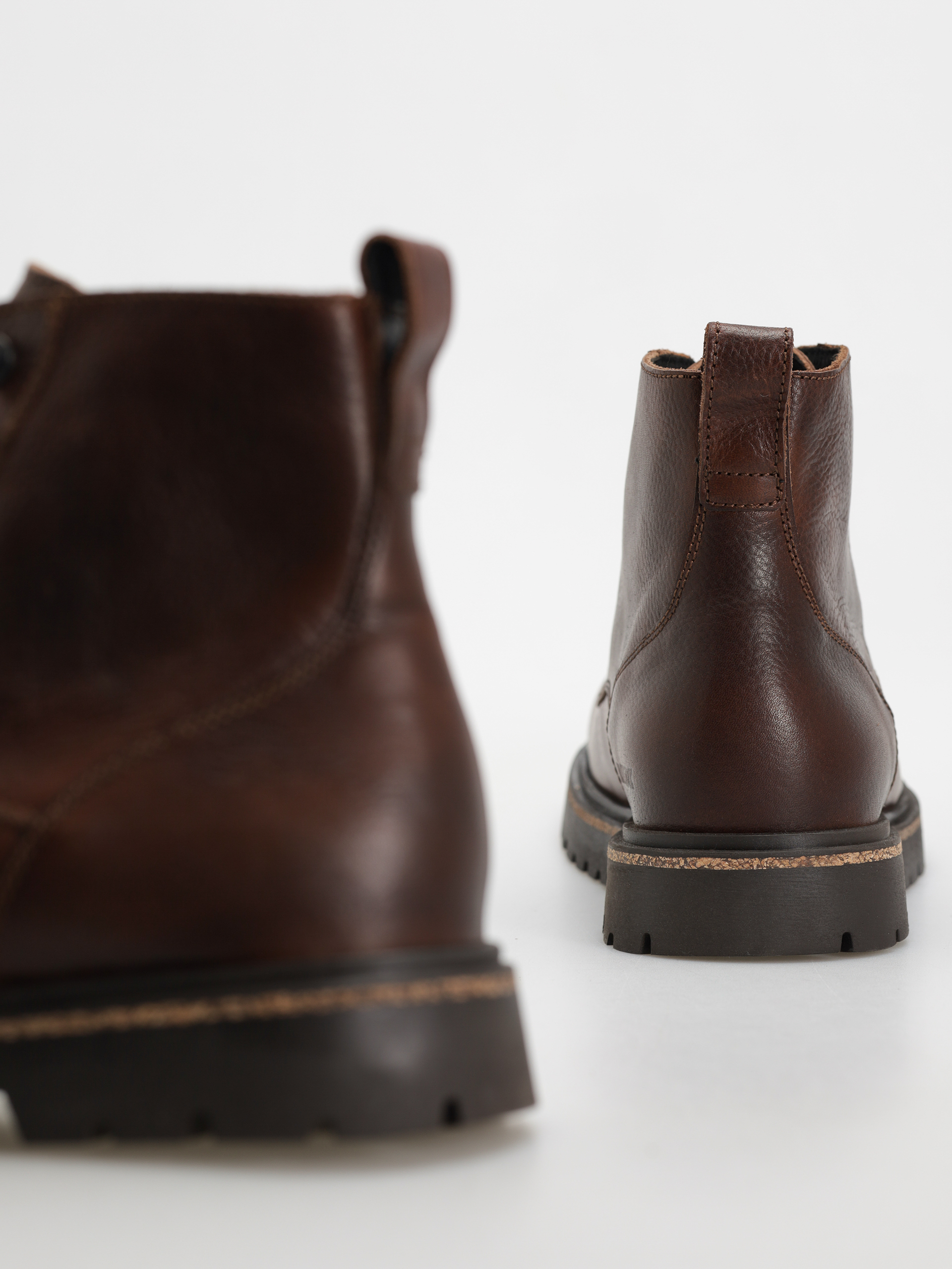 Birkenstock Highwood Lace Mid Natural Leather Regular Cipők (chocolate)