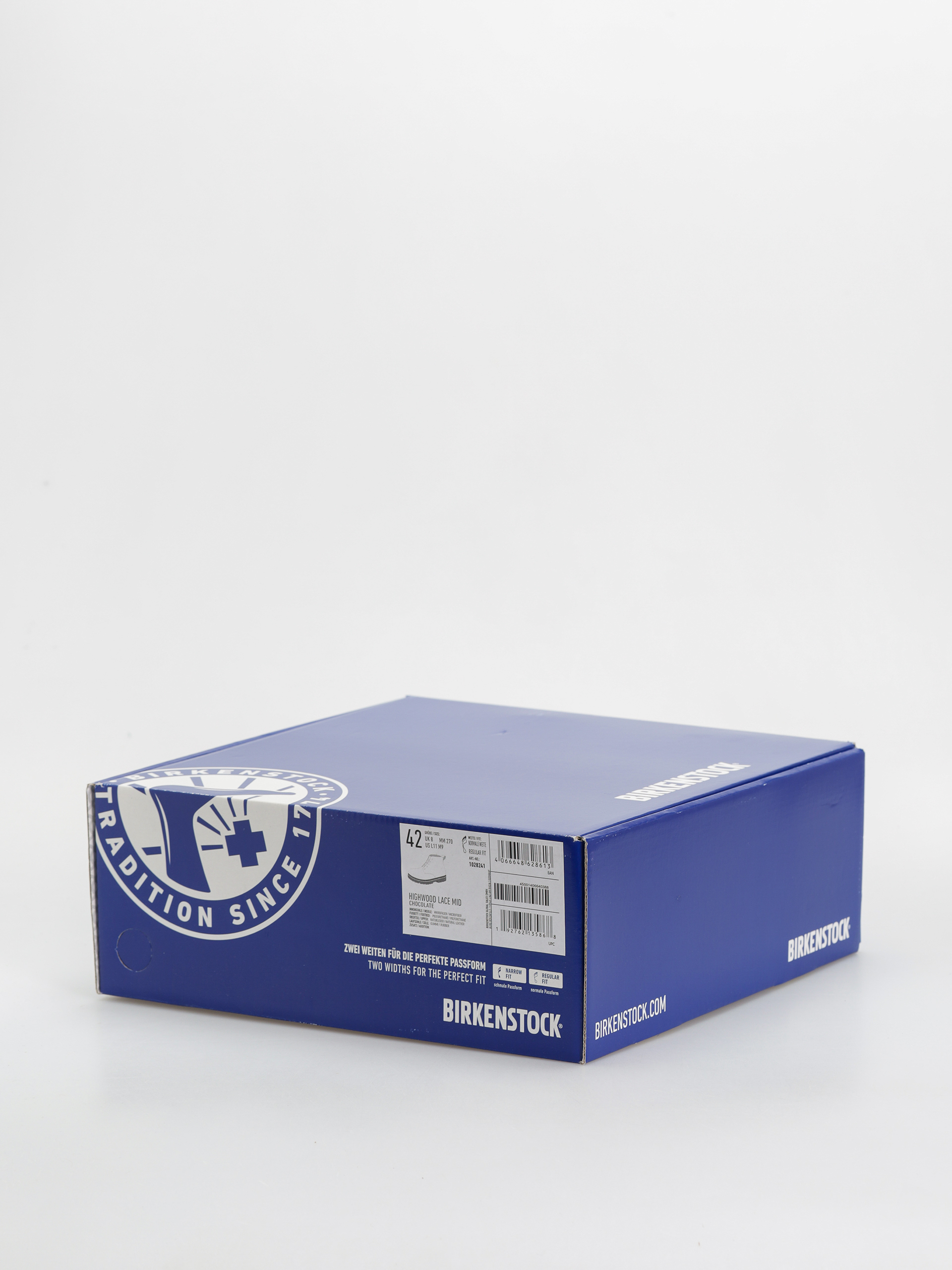 Birkenstock Highwood Lace Mid Natural Leather Regular Cipők (chocolate)