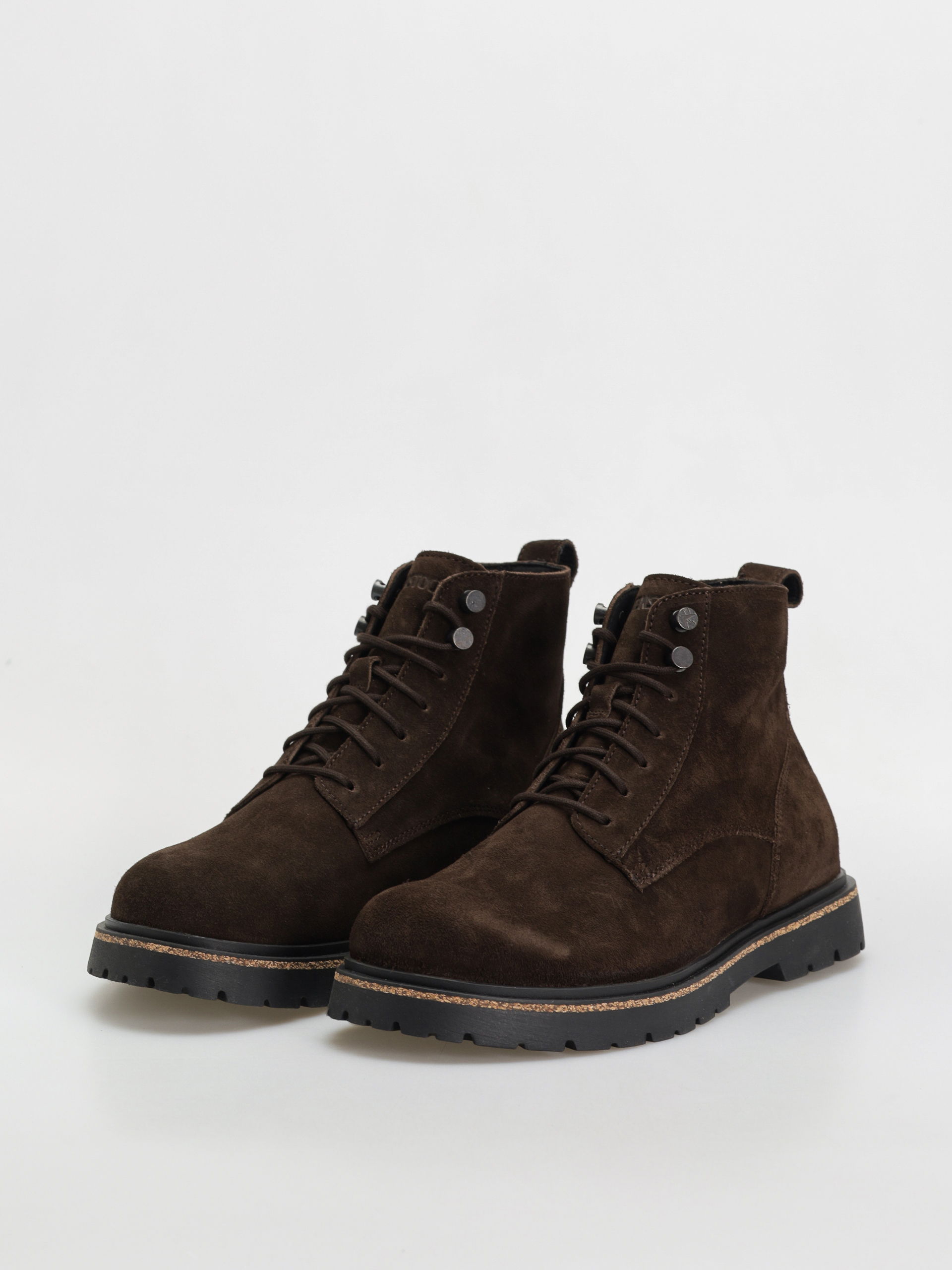 Birkenstock Highwood Lace Mid Suede Leather Regular Cipők (mocha)