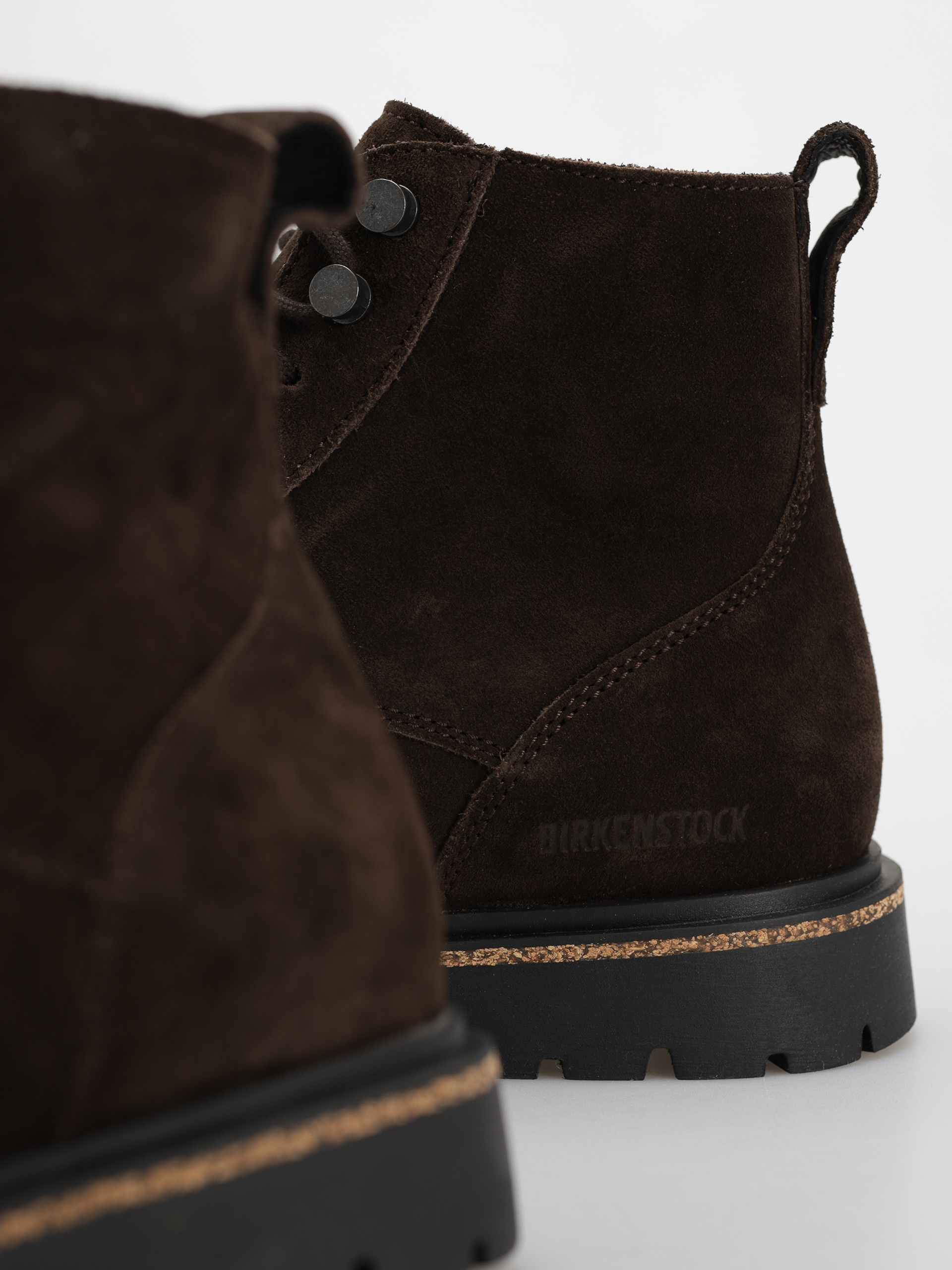 Birkenstock Highwood Lace Mid Suede Leather Regular Cipők (mocha)