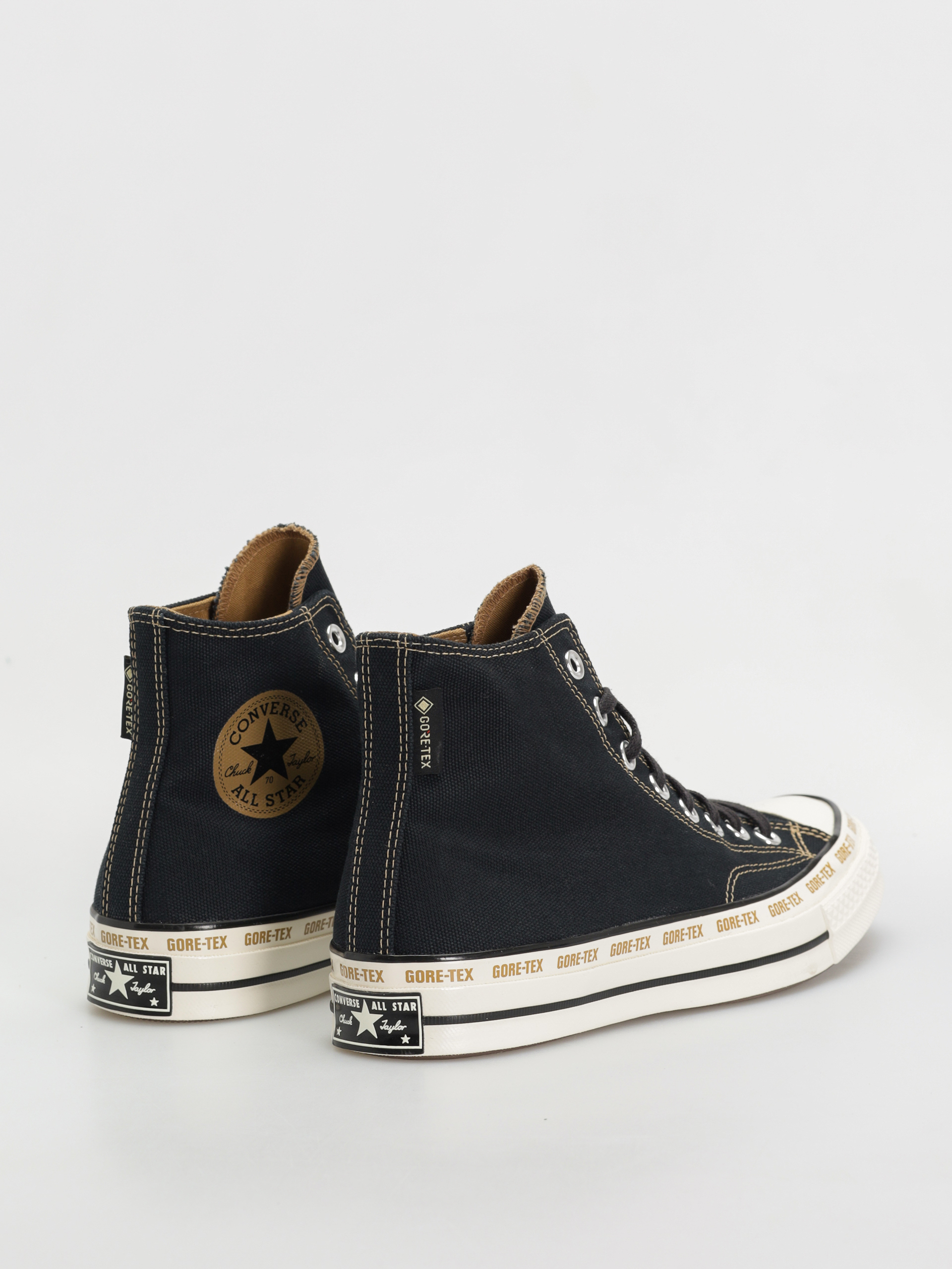Converse Chuck 70 GTX Hi Tornacipők (black/toadstool tan/egret)
