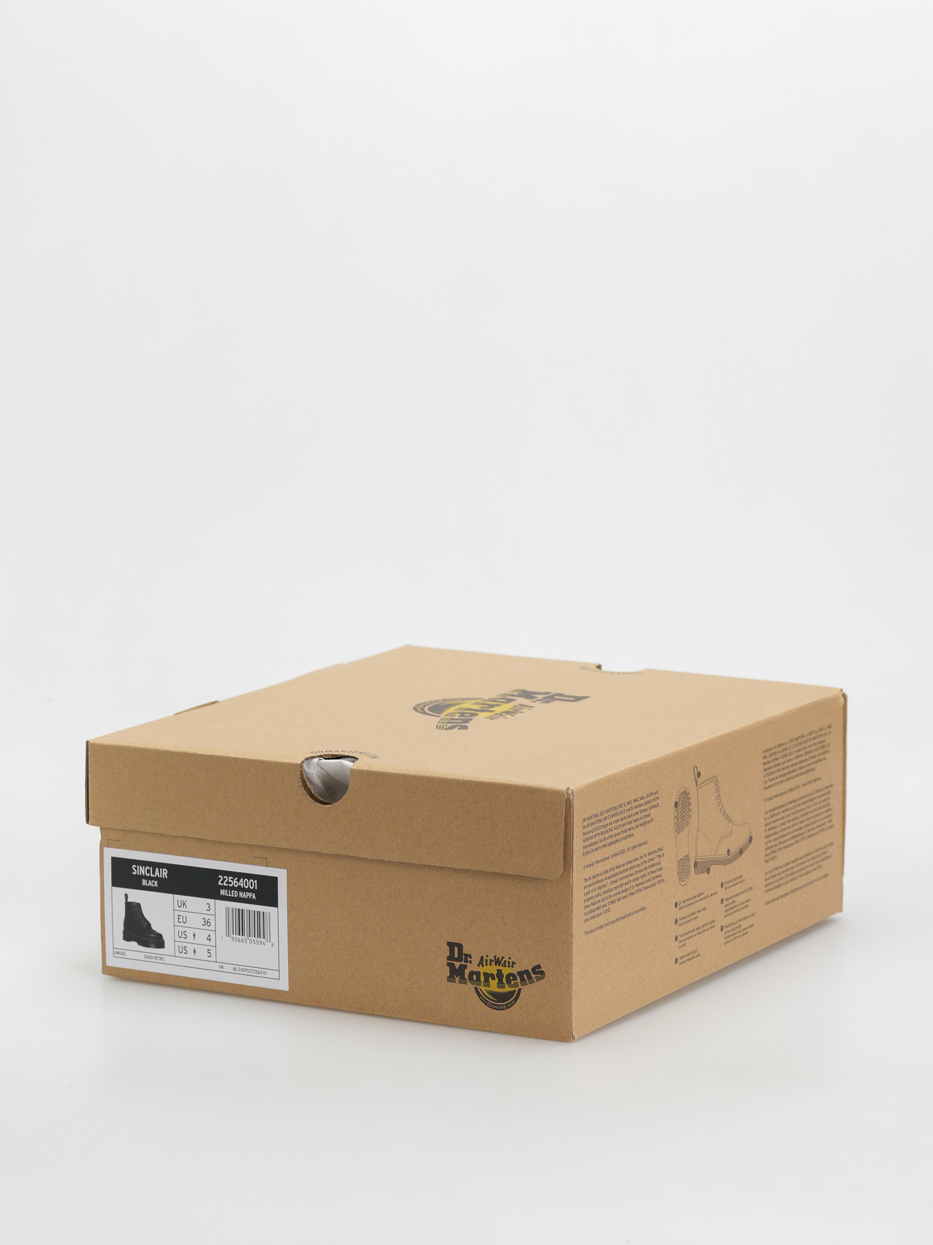 Dr. Martens Sinclair Cipők (black milled nappa)