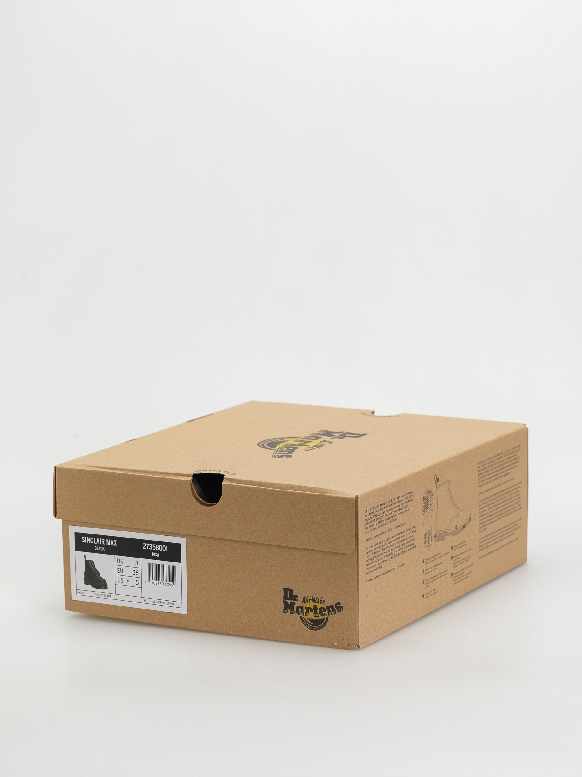 Dr. Martens Sinclair Max Wmn Cipők (black pisa)