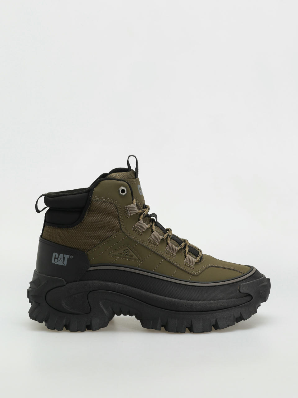 Caterpillar Intruder Galosh 2.0 Mid Wp Cipők (dark olive/black)