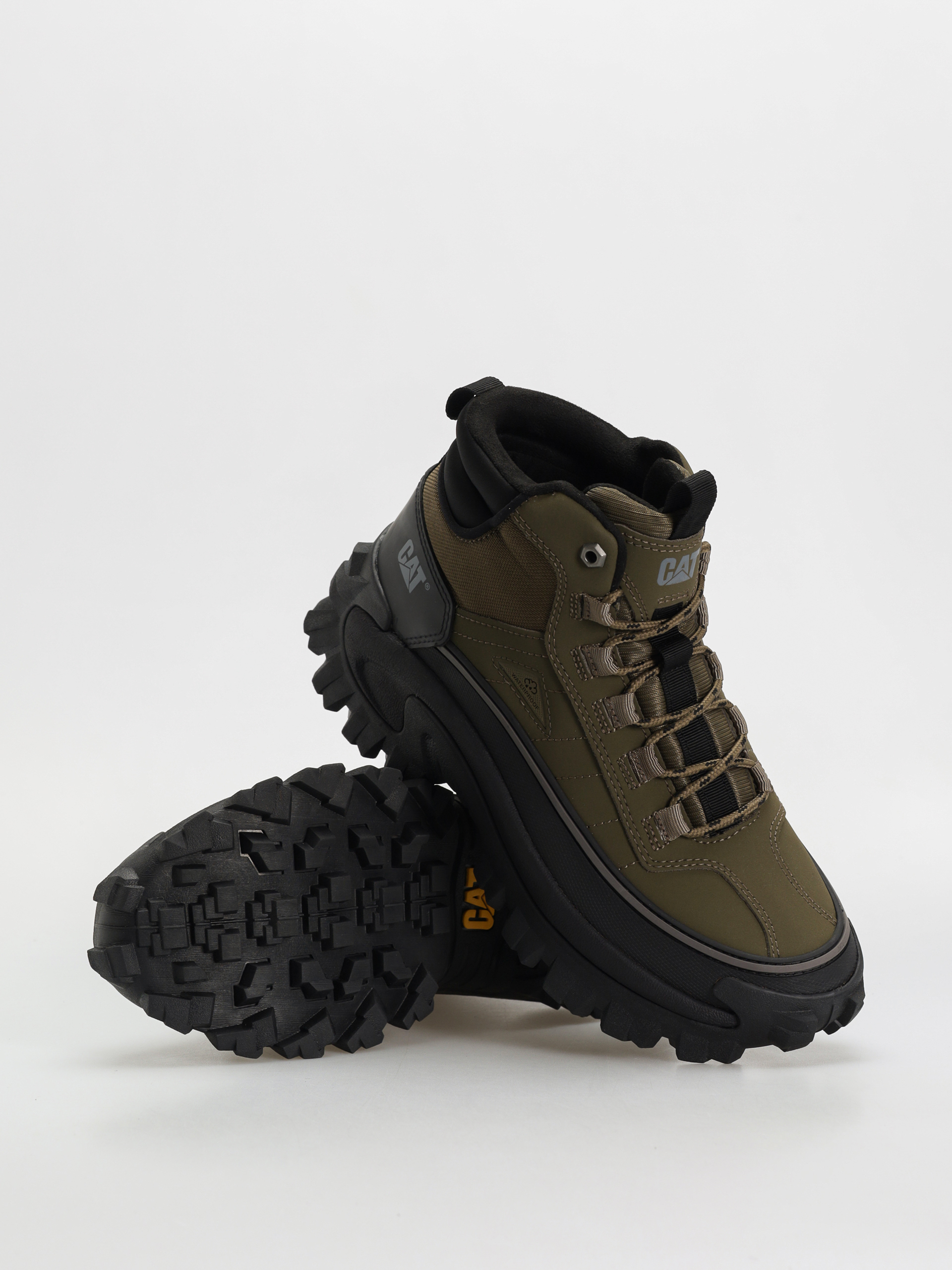 Caterpillar Intruder Galosh 2.0 Mid Wp Cipők (dark olive/black)