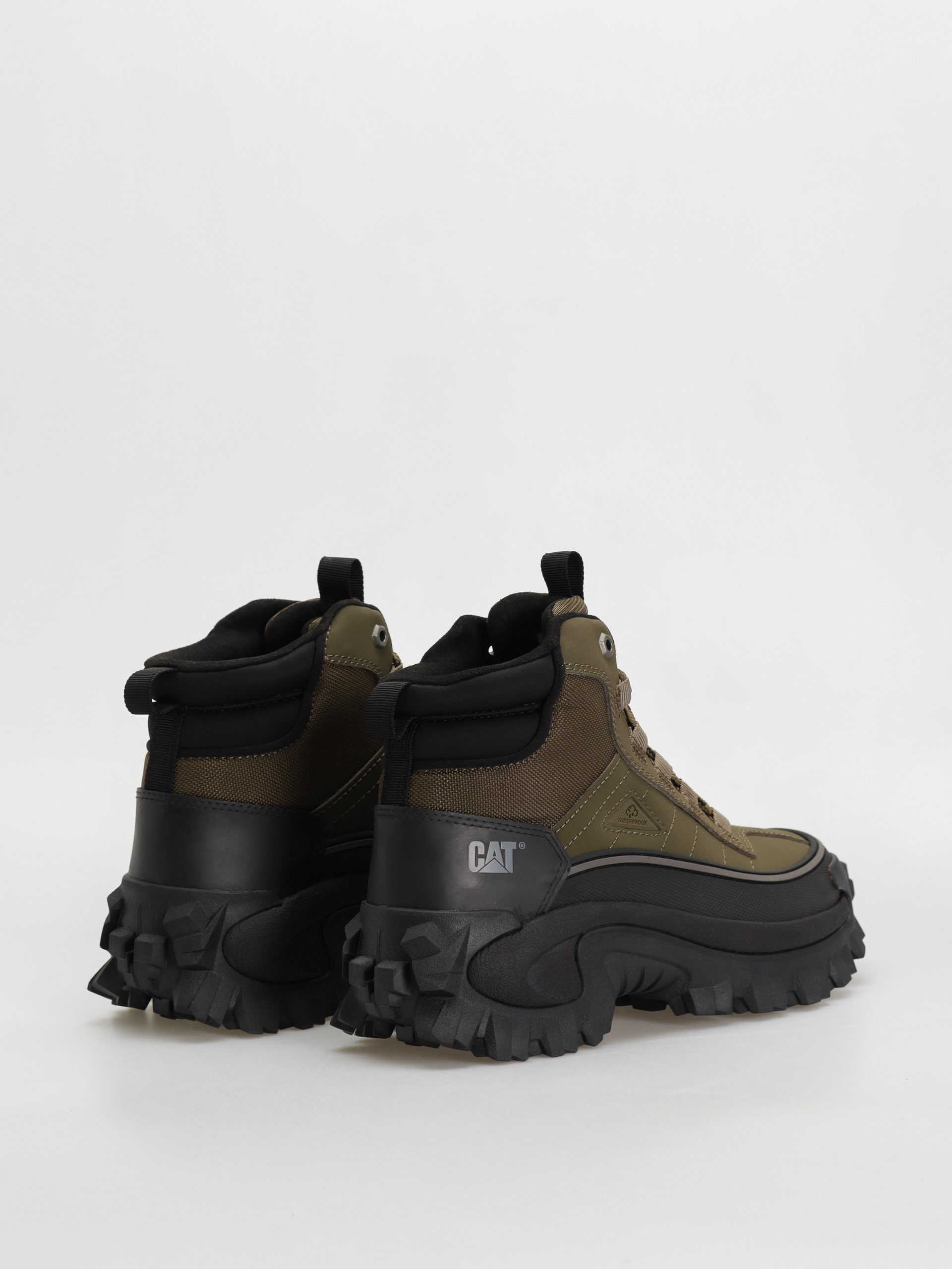 Caterpillar Intruder Galosh 2.0 Mid Wp Cipők (dark olive/black)