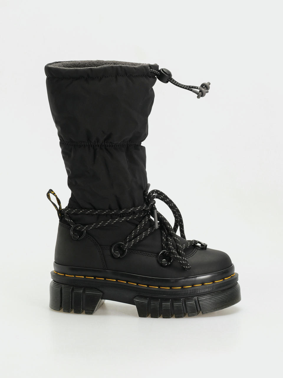 Dr. Martens Audrick Padded Hi Wmn Cipők (black snowplow wp/soft poly)