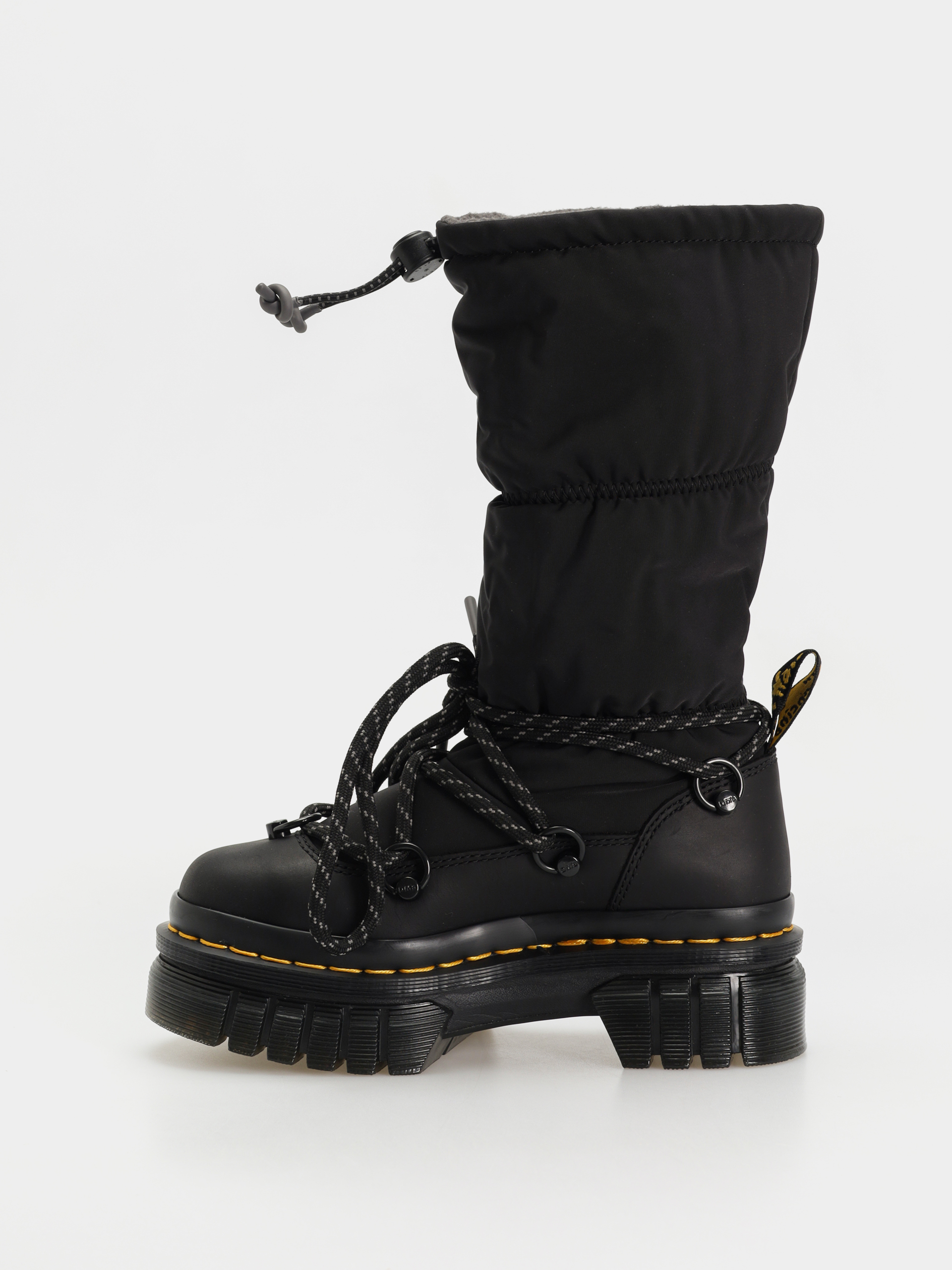 Dr. Martens Audrick Padded Hi Wmn Cipők (black snowplow wp/soft poly)