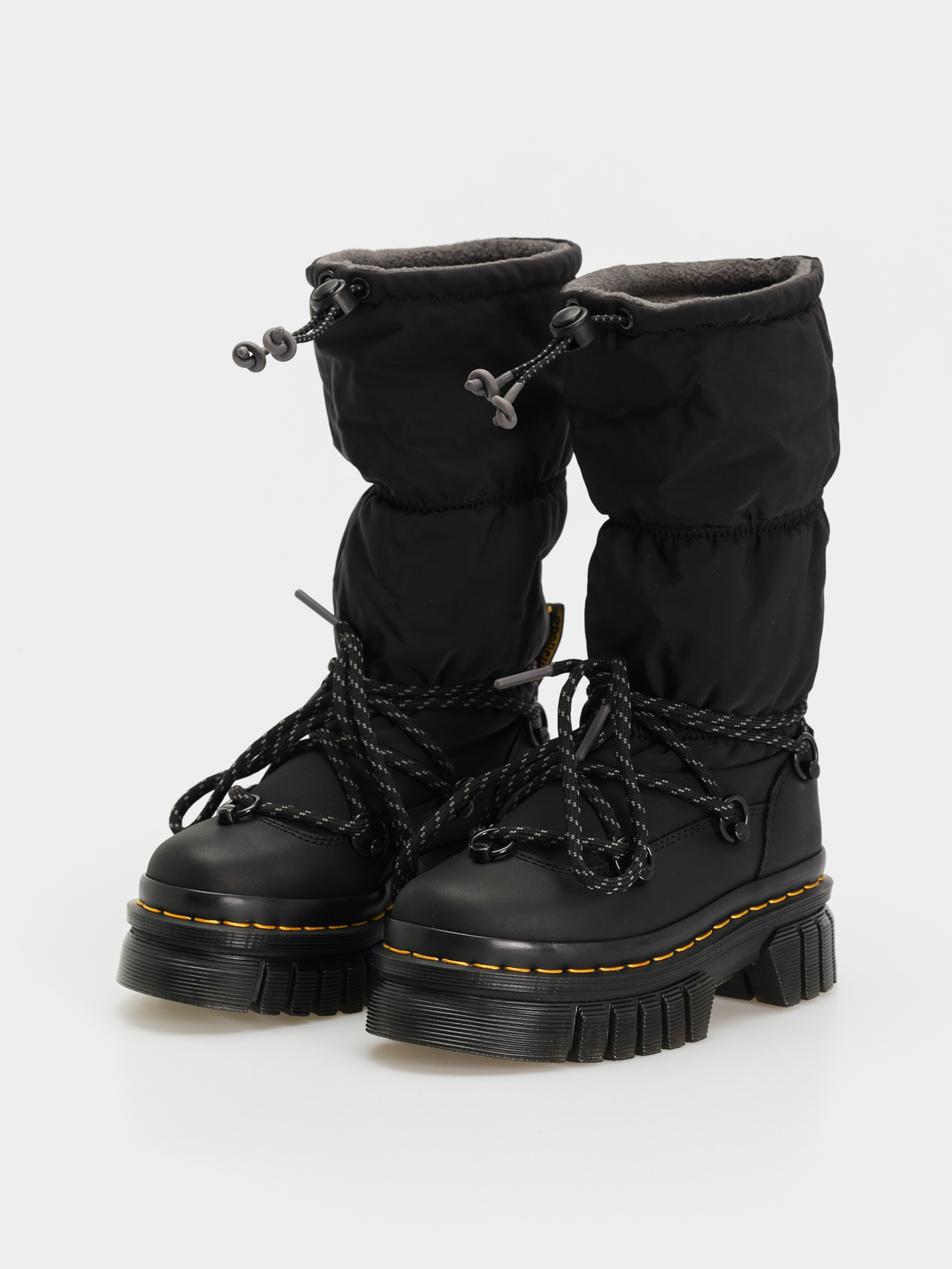 Dr. Martens Audrick Padded Hi Wmn Cipők (black snowplow wp/soft poly)