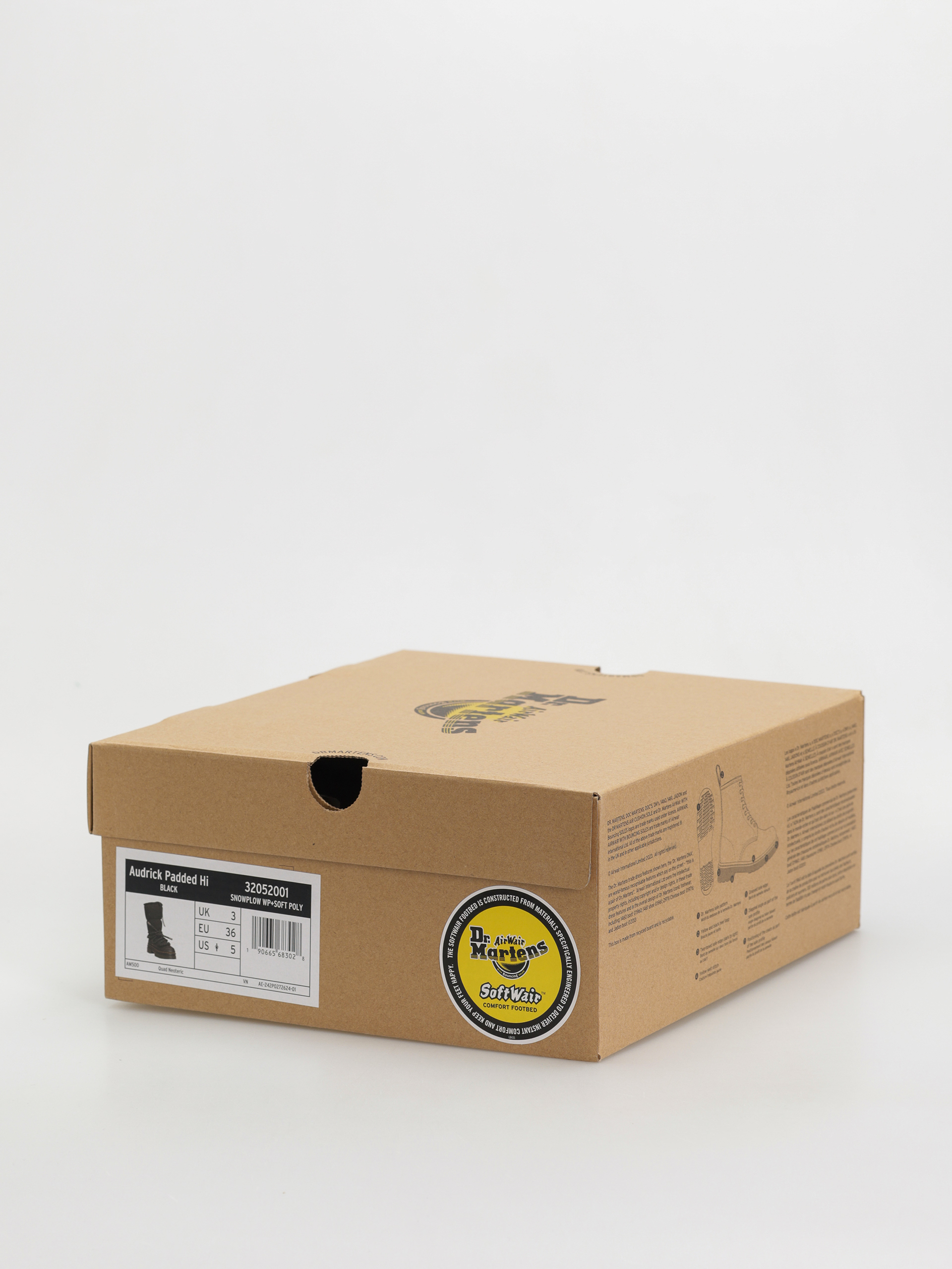 Dr. Martens Audrick Padded Hi Wmn Cipők (black snowplow wp/soft poly)