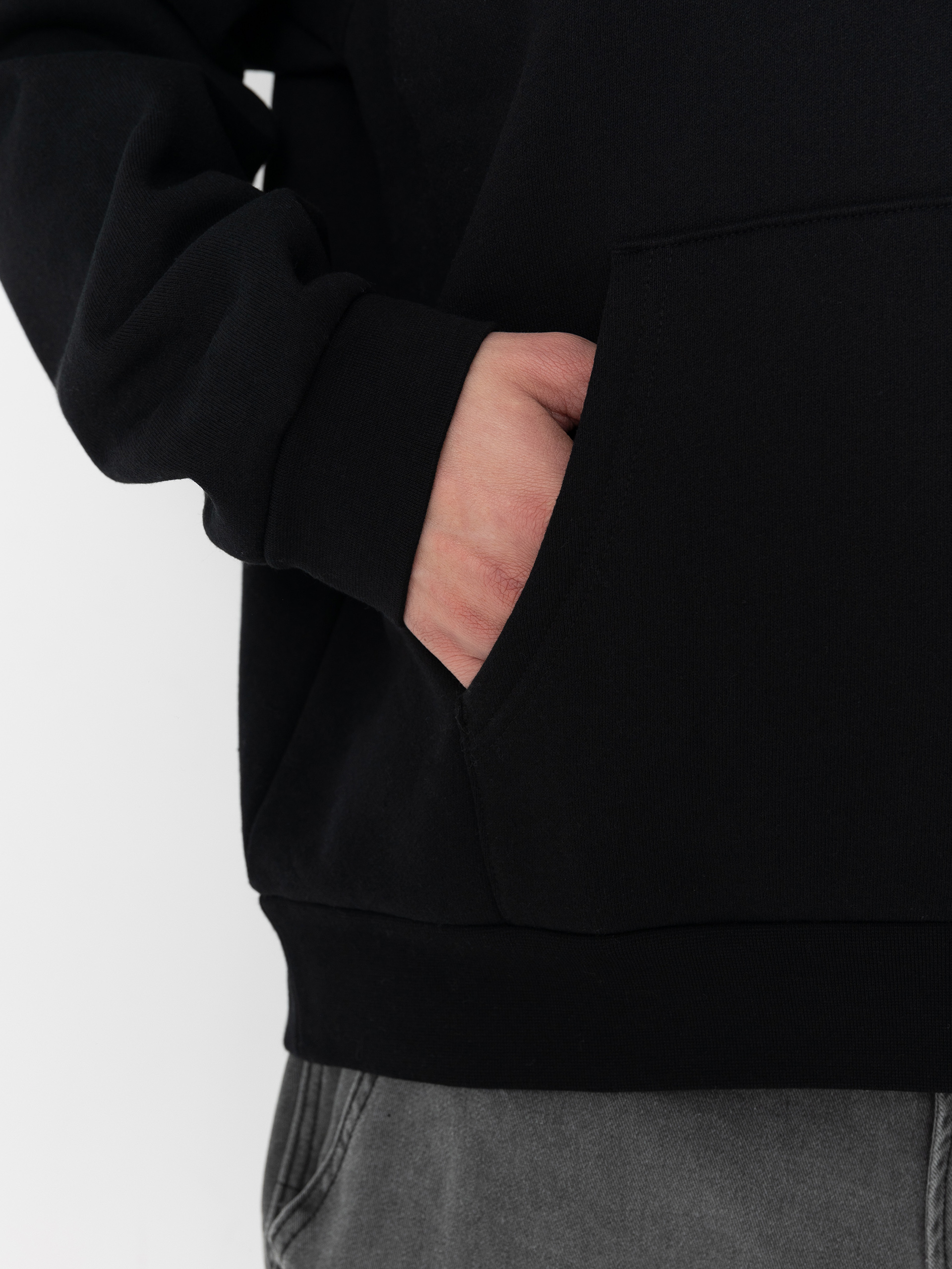 Kapucnis pulóver OBEY Icon Extra Heavy II HD (black)