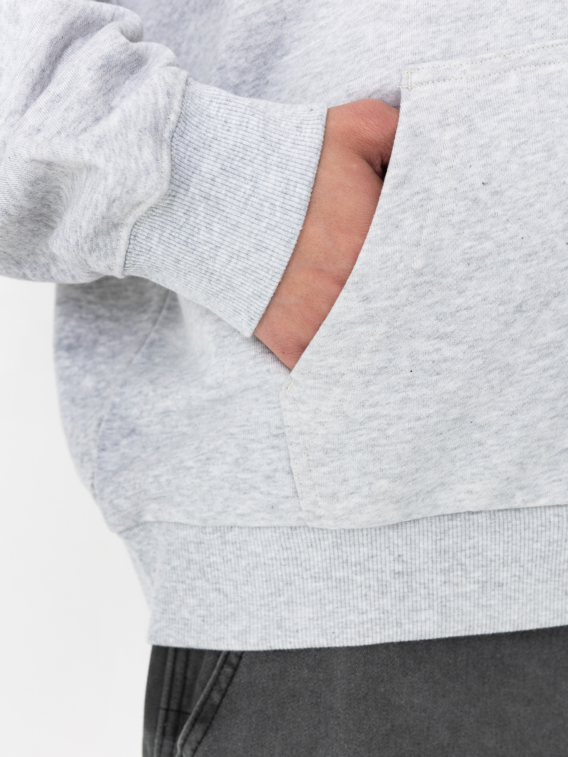 Kapucnis pulóver Gramicci Liberty HD (grey heather)