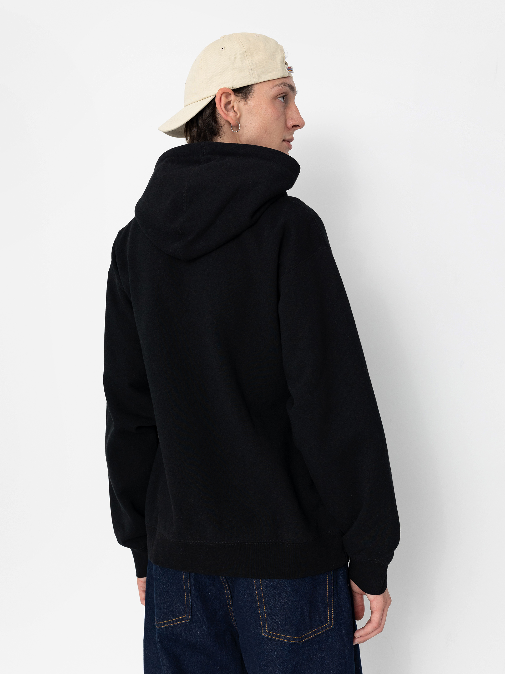 Kapucnis pulóver OBEY Quality Dissent HD (black)