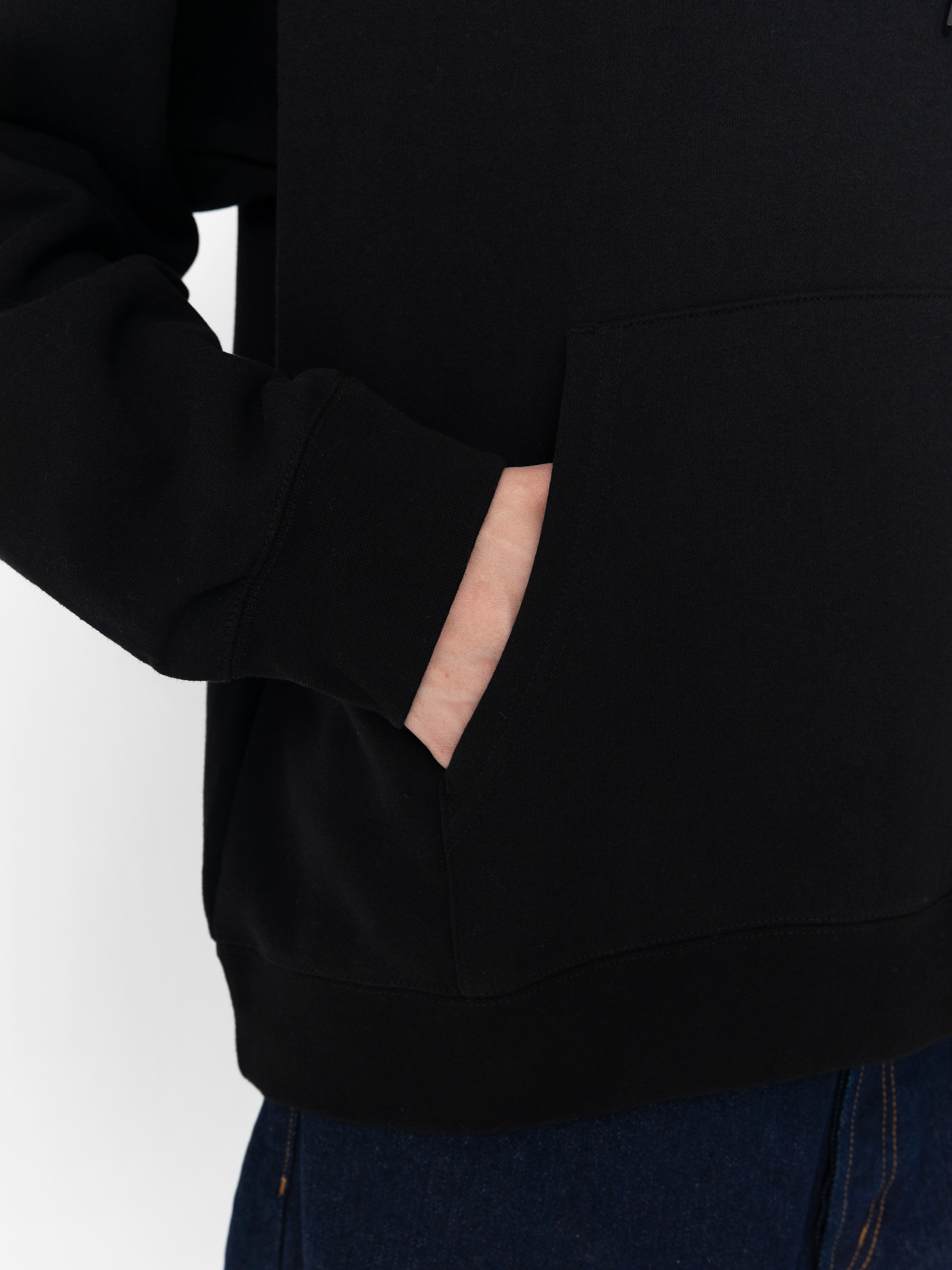 Kapucnis pulóver OBEY Quality Dissent HD (black)