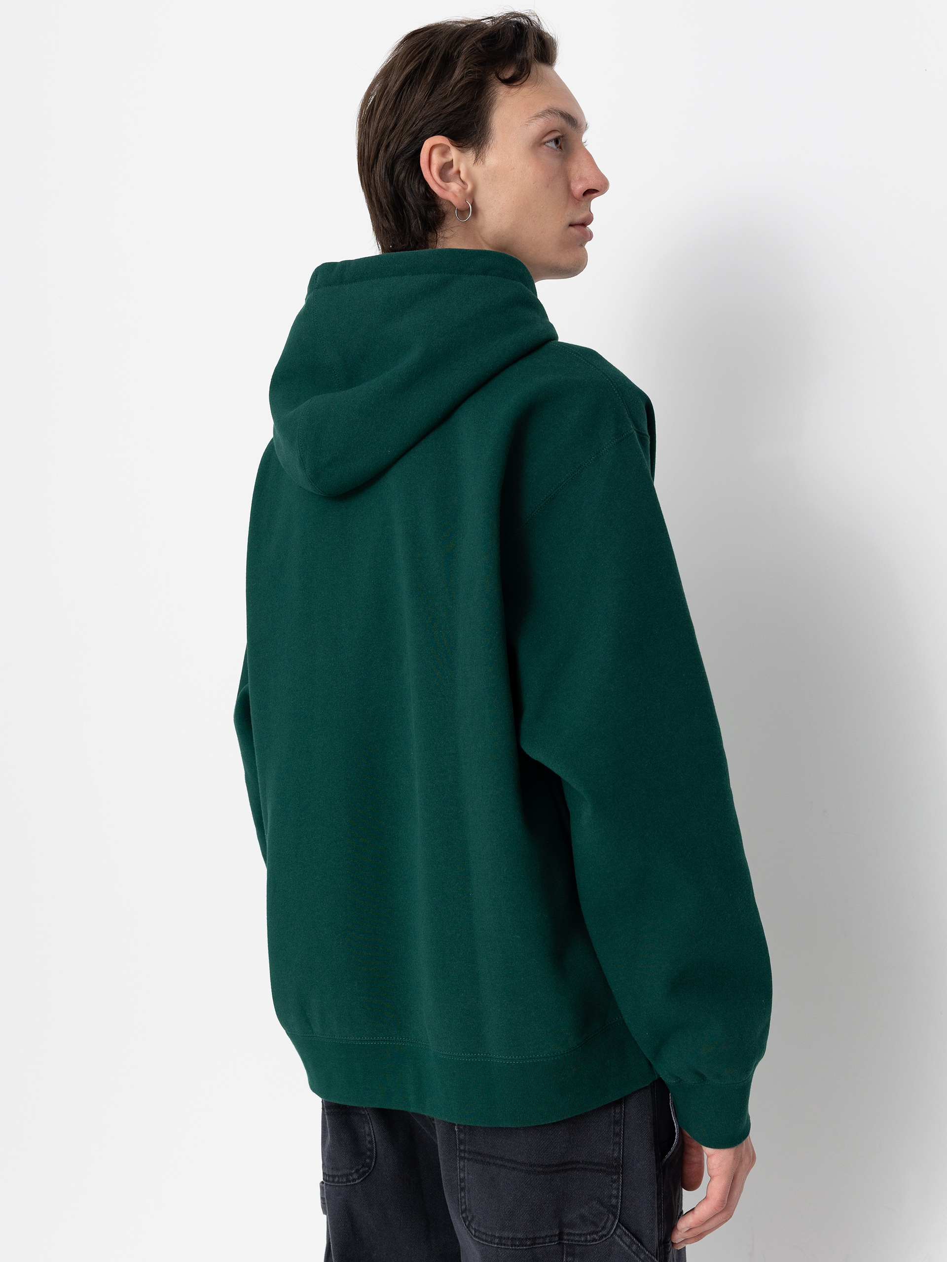 OBEY Quality Dissent HD Kapucnis pulóver (rain forest)