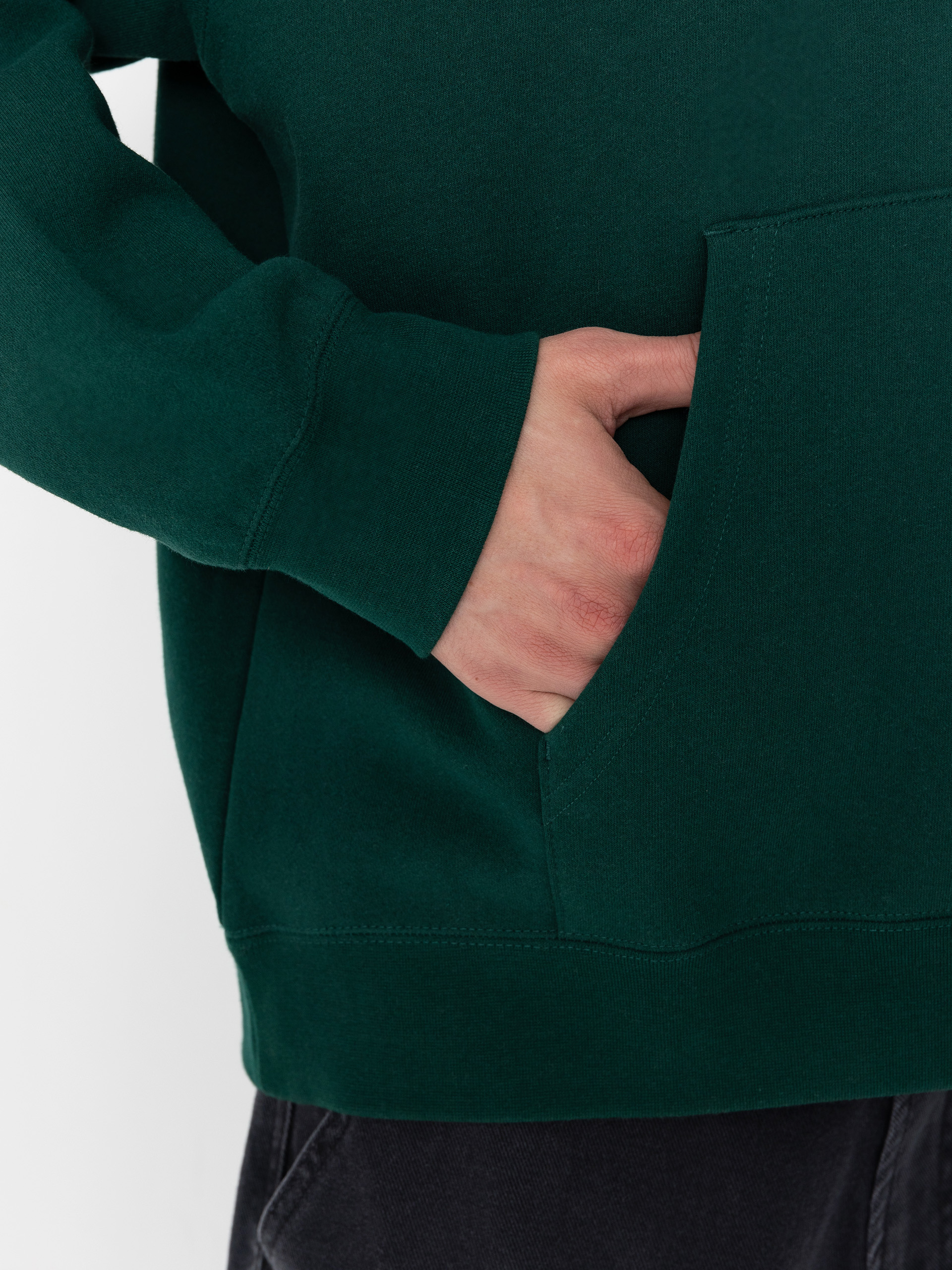 OBEY Quality Dissent HD Kapucnis pulóver (rain forest)