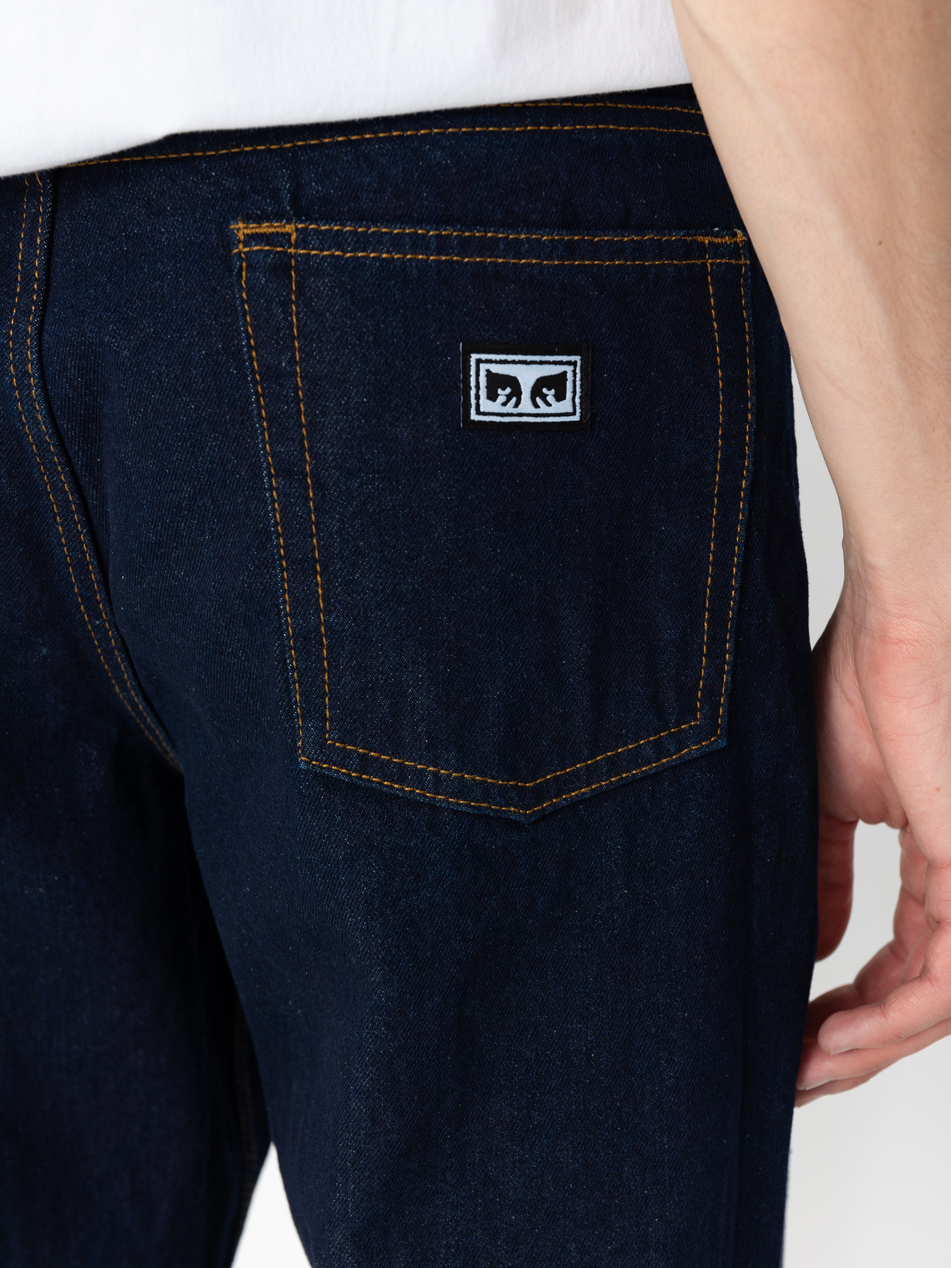 OBEY Hardwork Denim Kisnadrág (rinse)