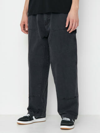 OBEY Bigwig Denim Carpenter Kisnadrág (black faded wash)