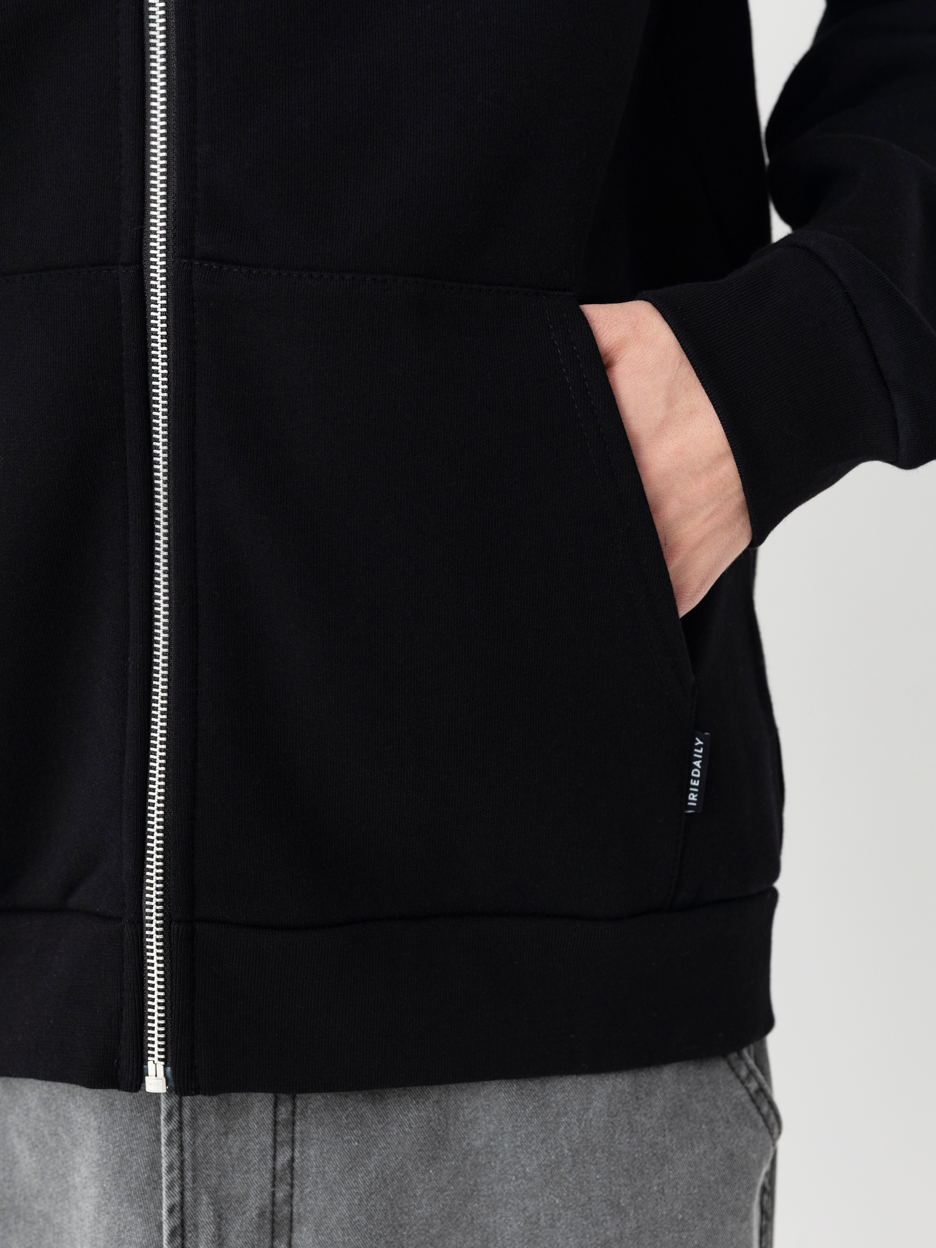 Iriedaily Mini Flag 2 ZHD Kapucnis pulóver (uni black)