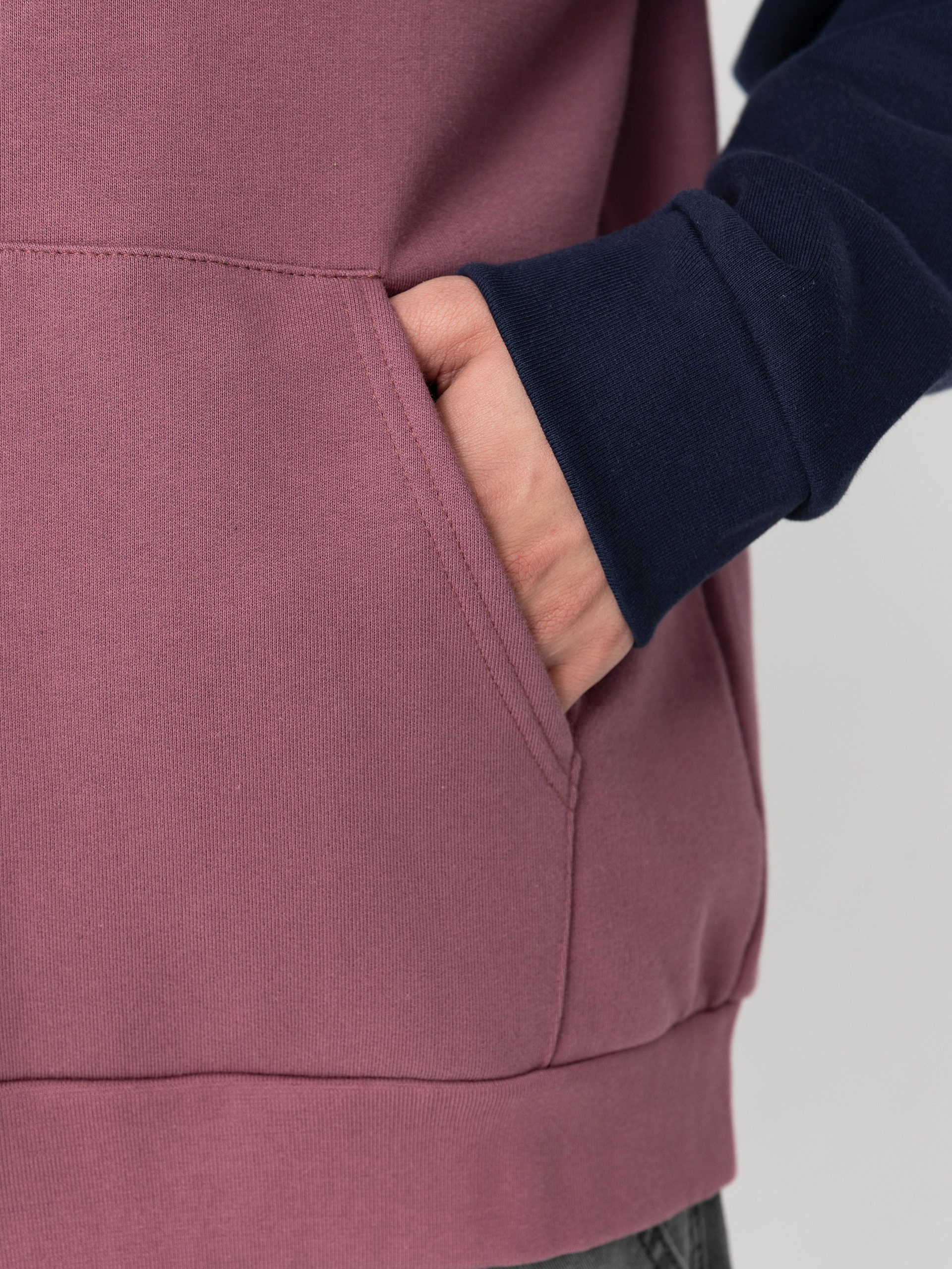 Iriedaily De College 2 ZHD Kapucnis pulóver (navy red)