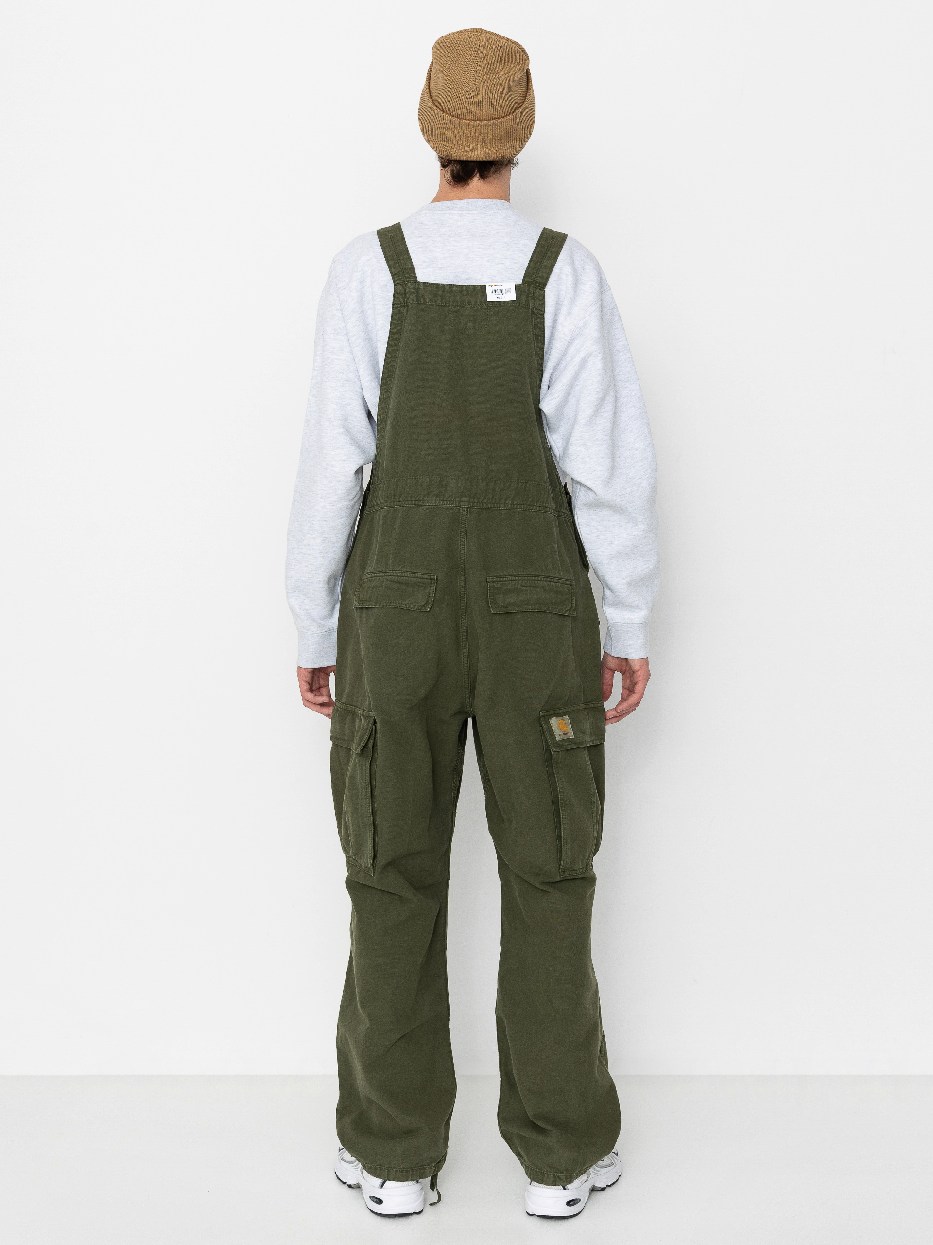 Kisnadrág Carhartt WIP Cargo Bib Overall (tarragon)